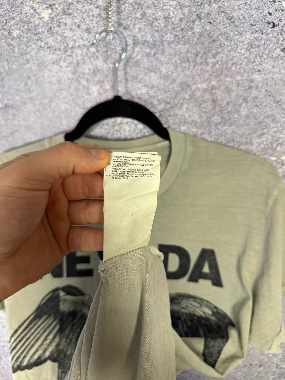 Dsquared2 DSQUARED2 T-Shirt Nevada Print Beige Small Men's Size US S / EU 44-46 / 1 - 13 Thumbnail