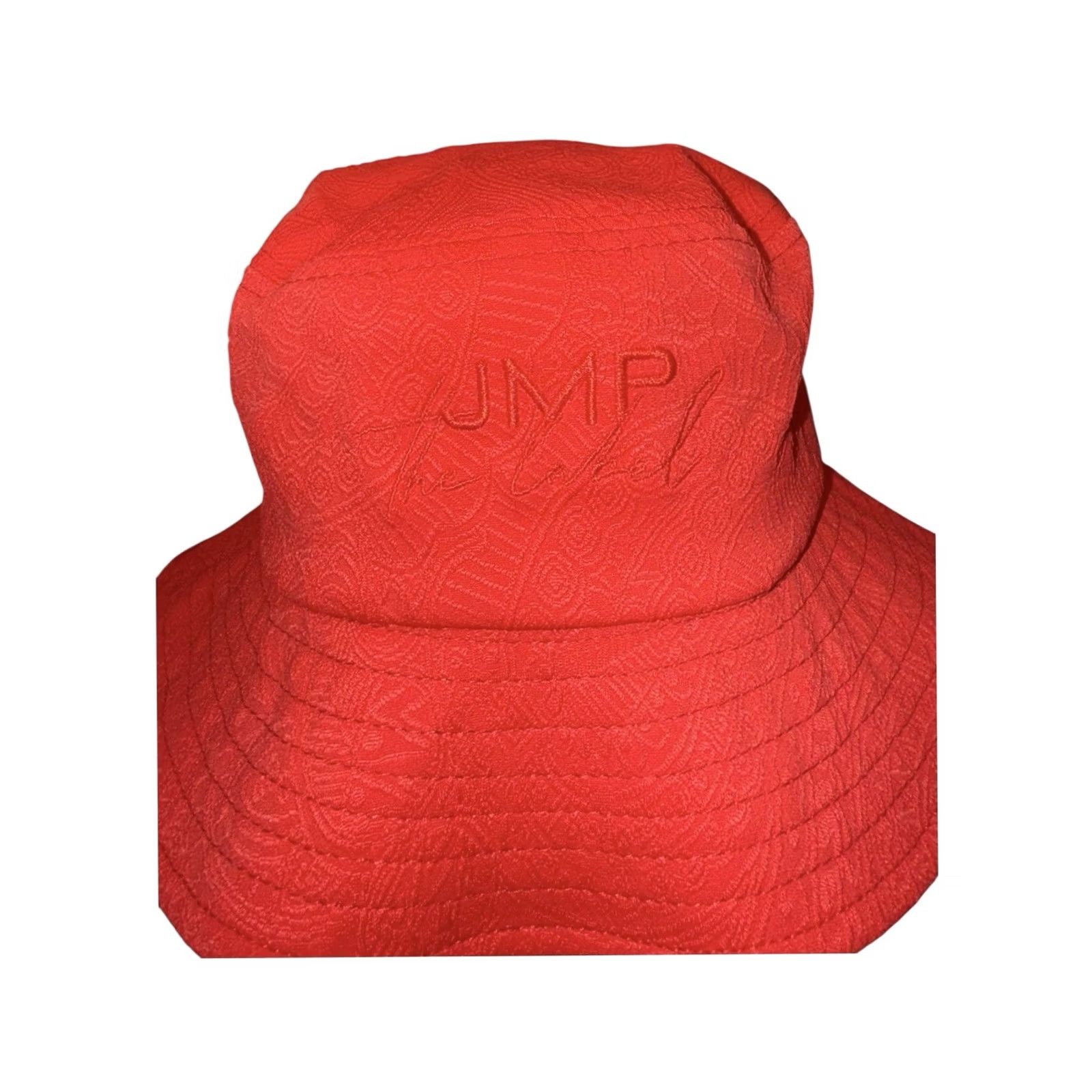 Vintage JMP The Label Bucket Hat Red Embroidered One Size Women Size ONE SIZE - 2 Thumbnail