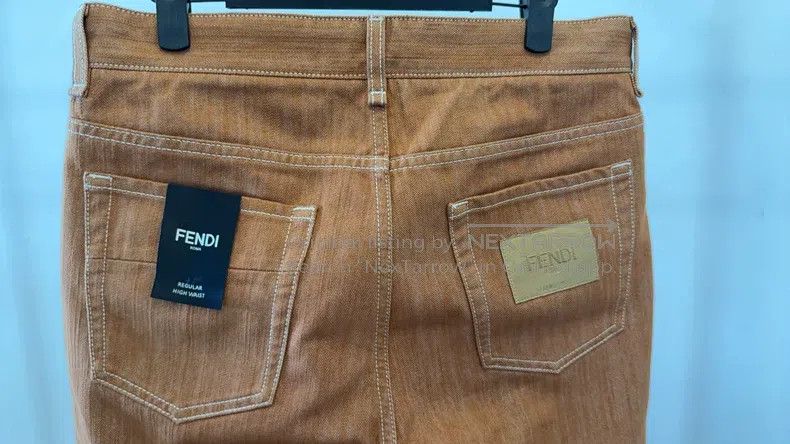 Fendi Fendi Orange Fringe Straight Casual Pants Size US 32 / EU 48 - 9 Thumbnail