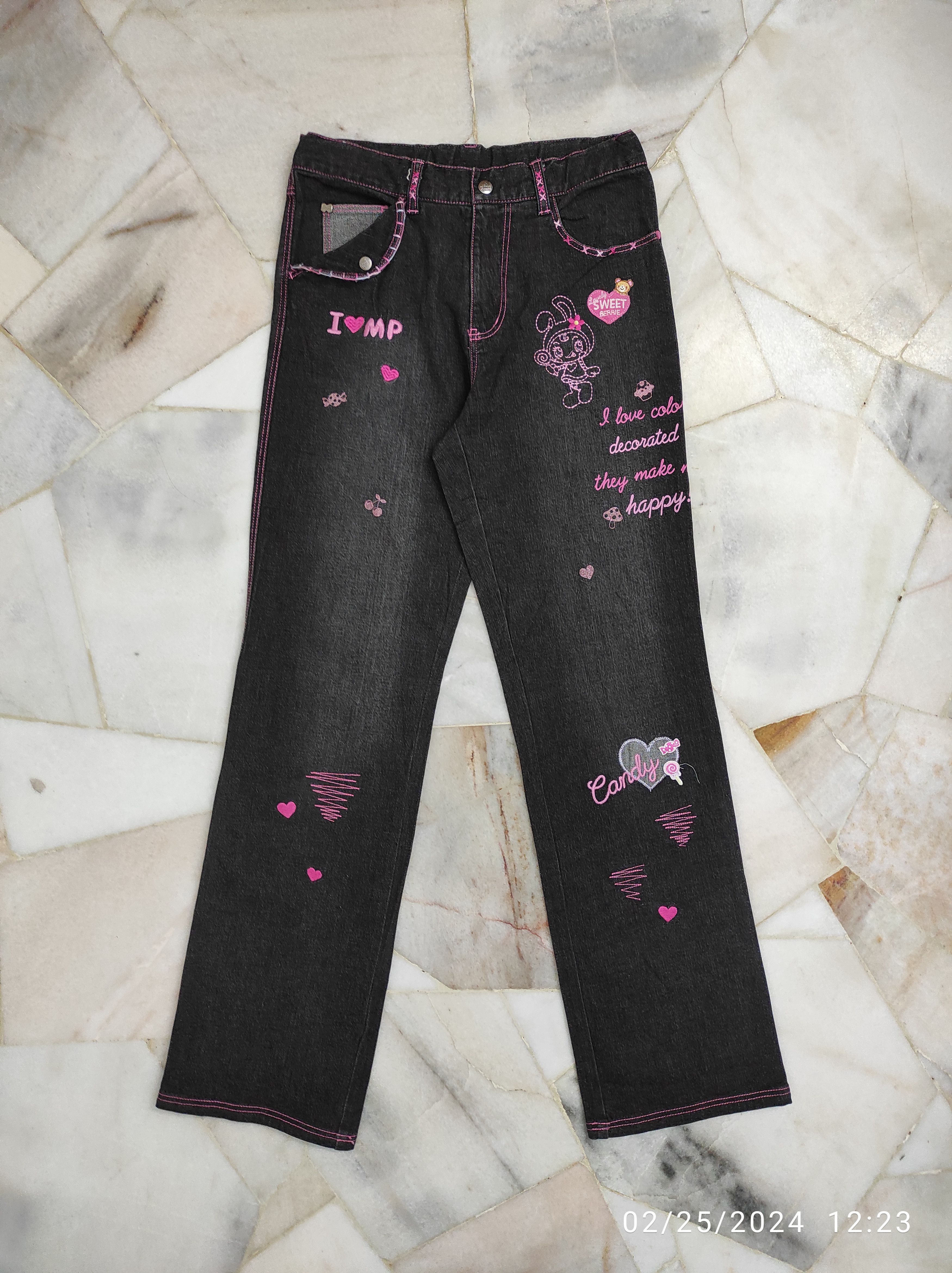 Japanese Brand Fw2000 I LOVE MEZZO PIANO JEANS Size 28" / US 6 / IT 42 - 16 Thumbnail