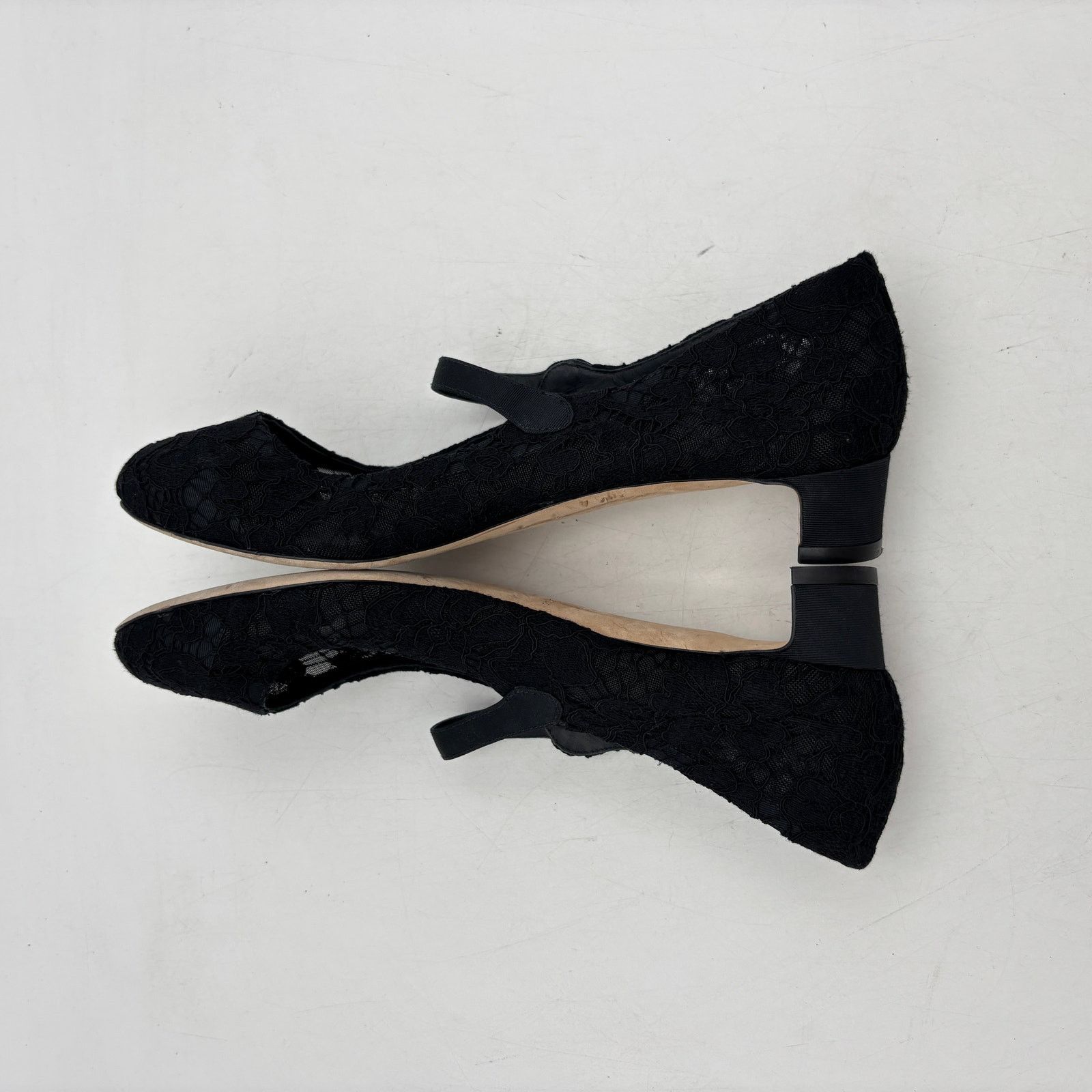 Dolce & Gabbana Dolce & Gabbana Taormina Lace Mary Jane Pumps Heels 37.5 Size US 7.5 / IT 37.5 - 8 Thumbnail
