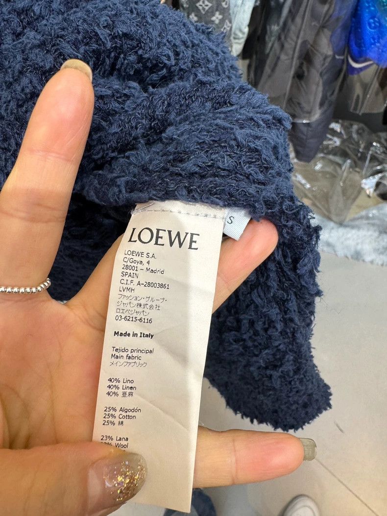 Loewe LOEWE Dark blue, wool blend sweater Size S / US 4 / IT 40 - 4 Thumbnail