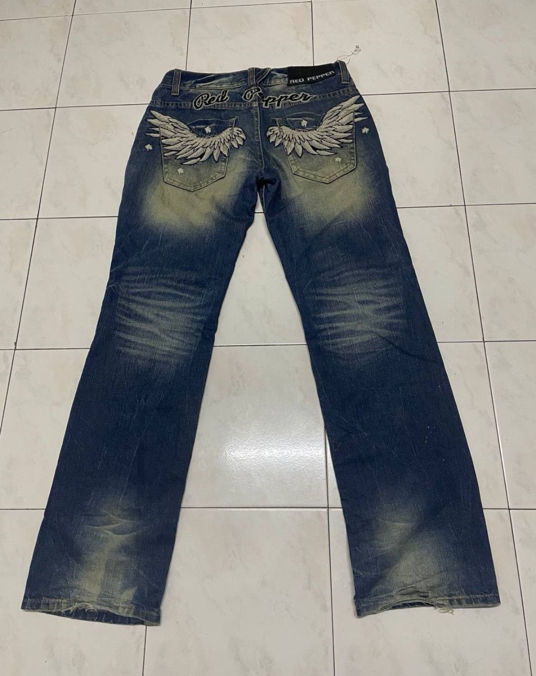 Tornado Mart Red pepper jeans Size US 34 / EU 50 - 1 Thumbnail
