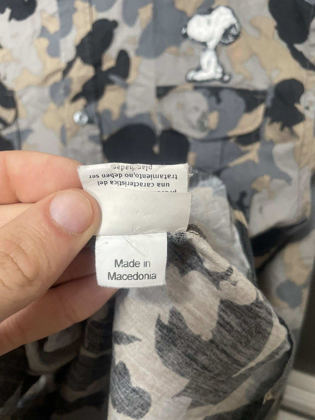 Iceberg × Peanuts Iceberg Snoopy Monogram Shirt Camo Logo Longsleeve Ice Size US XL / EU 56 / 4 - 23 Thumbnail