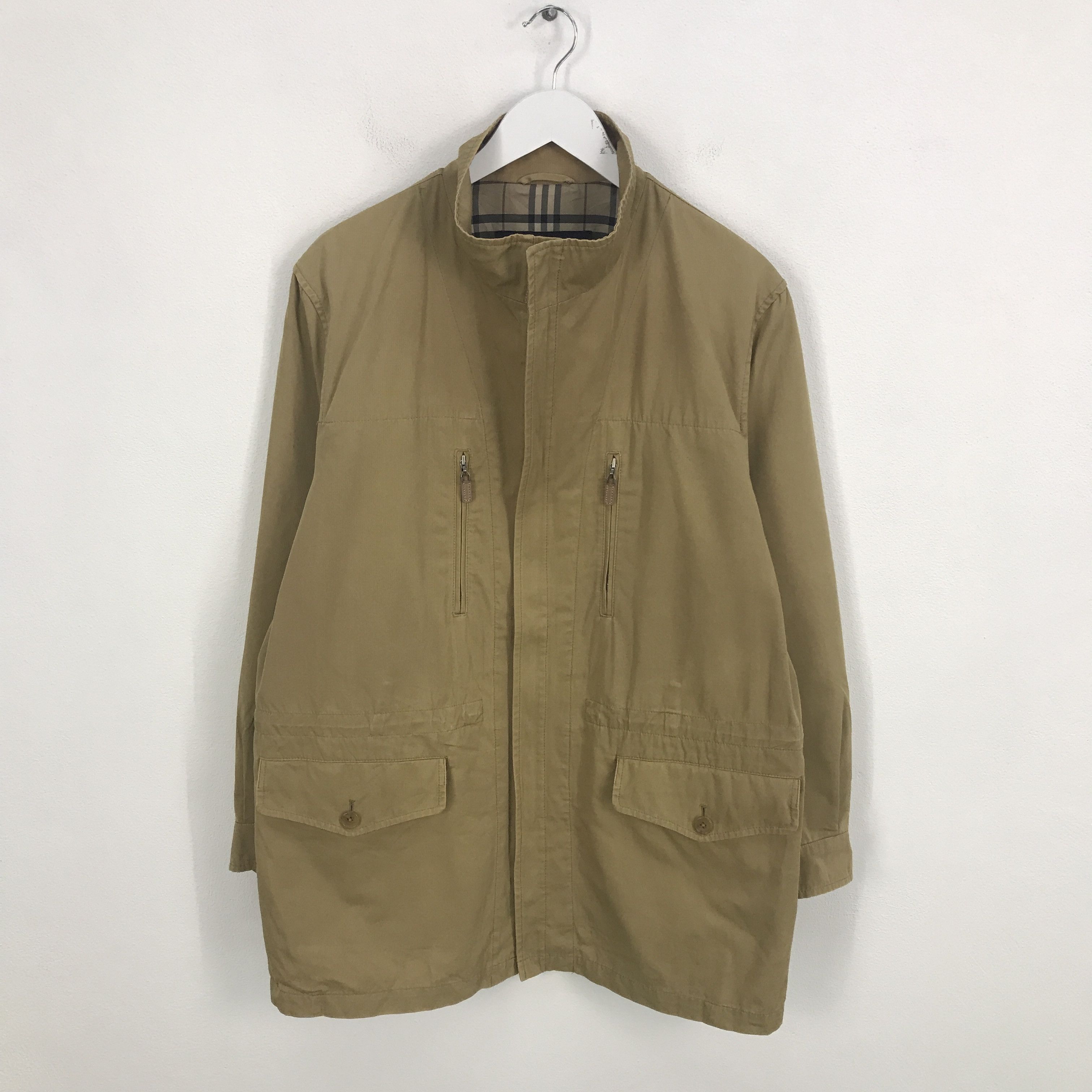 Burberry × Japanese Brand Rare Burberry London Zipper Jacket Size US L / EU 52-54 / 3 - 1 Thumbnail