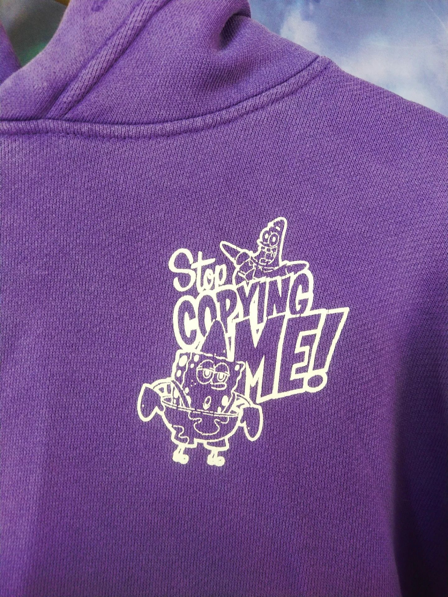 Nickelodeon SpongeBob SquarePants x NII Art Purple Hoodie Size S / US 4 / IT 40 - 4 Thumbnail