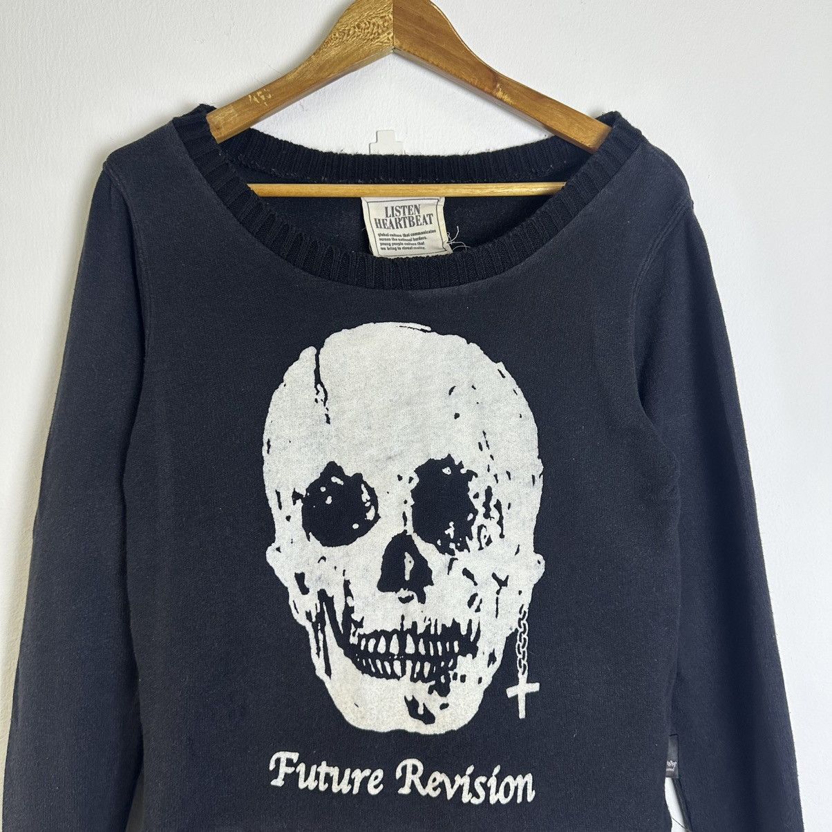 If Six Was Nine Future Revison Punk Skull Long Sleeve Size US M / EU 48-50 / 2 - 2 Thumbnail
