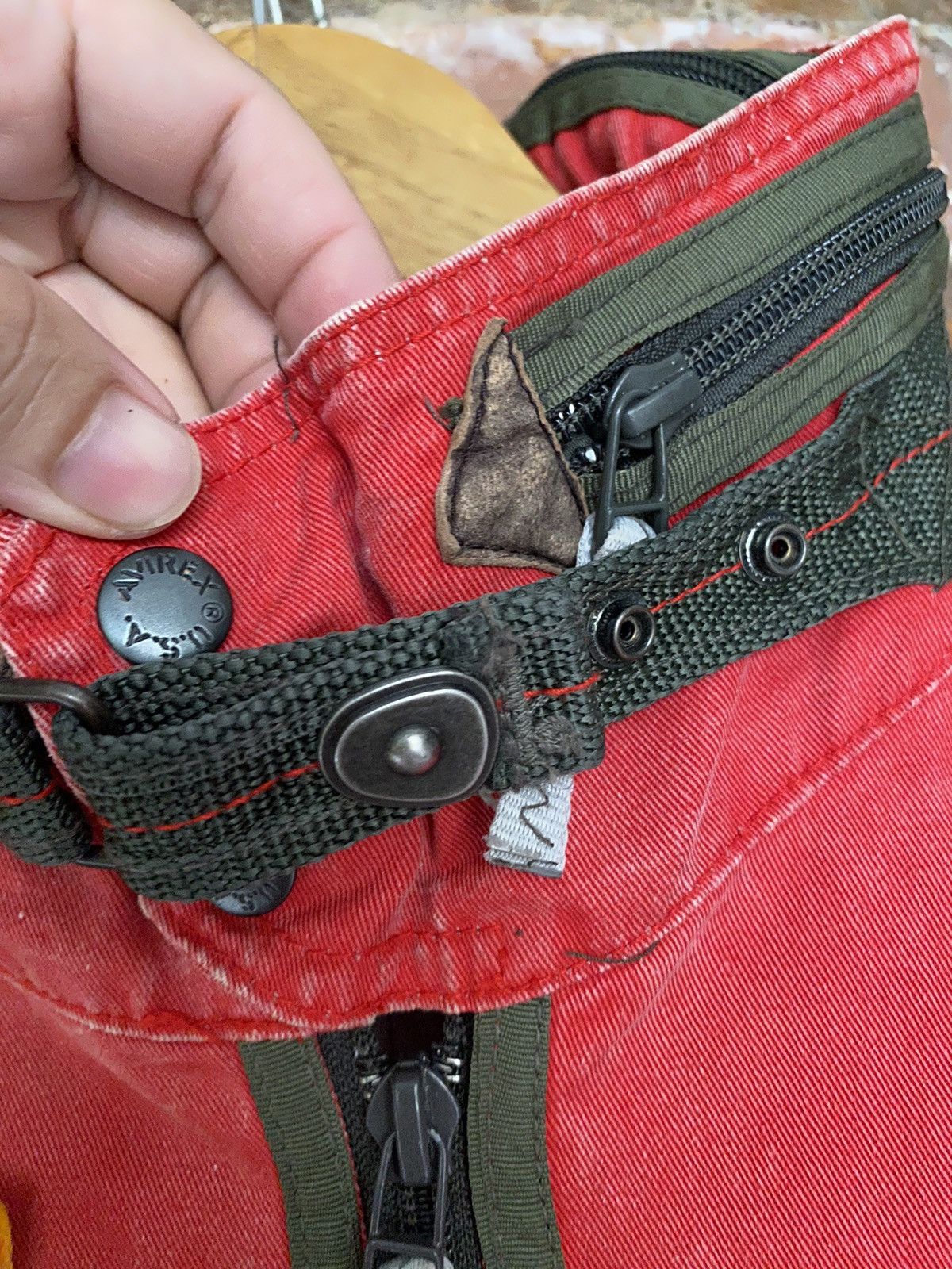 Avirex × Japanese Brand Vtg Avirex Analoq Q 3D cargos parachute bondage jacket Size US L / EU 52-54 / 3 - 9 Thumbnail