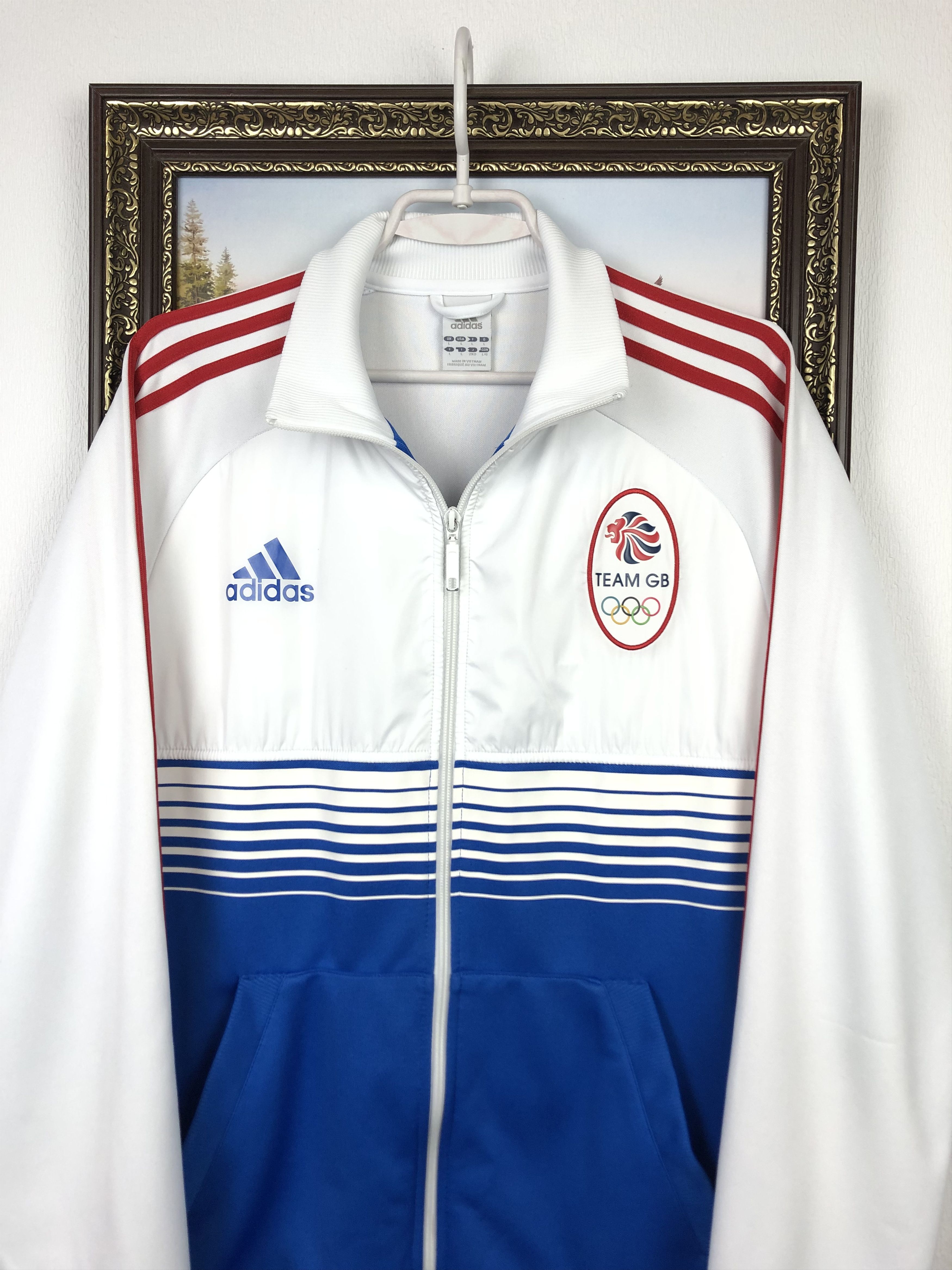 Adidas Vintage Adidas Olympics Originals Team Great Britian Jacket Size US L / EU 52-54 / 3 - 2 Thumbnail