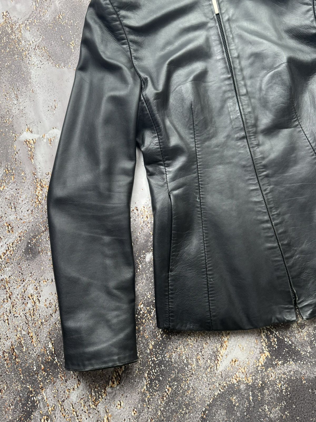 Genuine Leather Vintage Real Leather Bomber Jacket Size M / US 6-8 / IT 42-44 - 2 Thumbnail