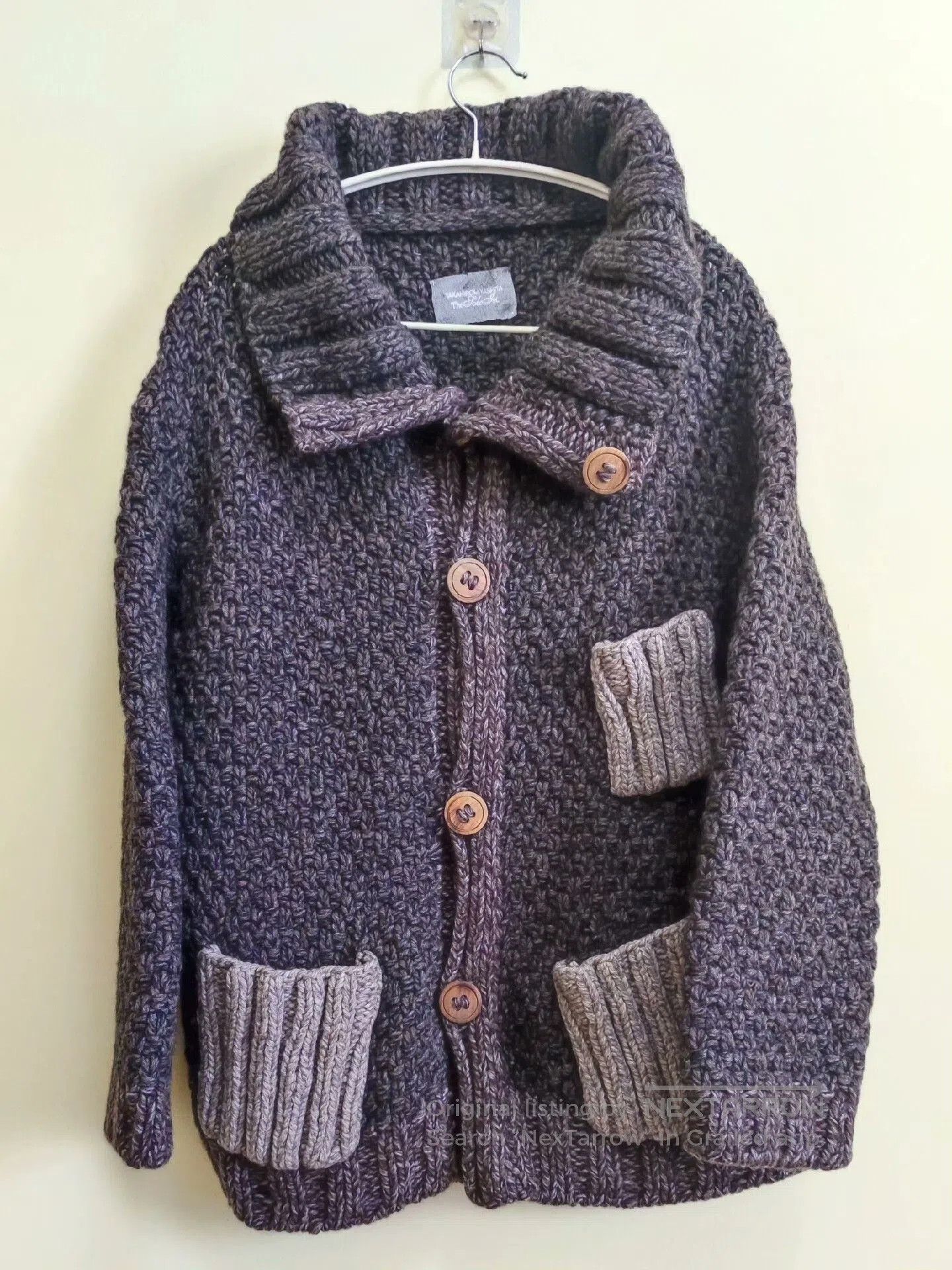 Takahiromiyashita The Soloist. The Soloist Knitted Cardigan in Unique Fabric. Size US S / EU 44-46 / 1 - 1 Thumbnail