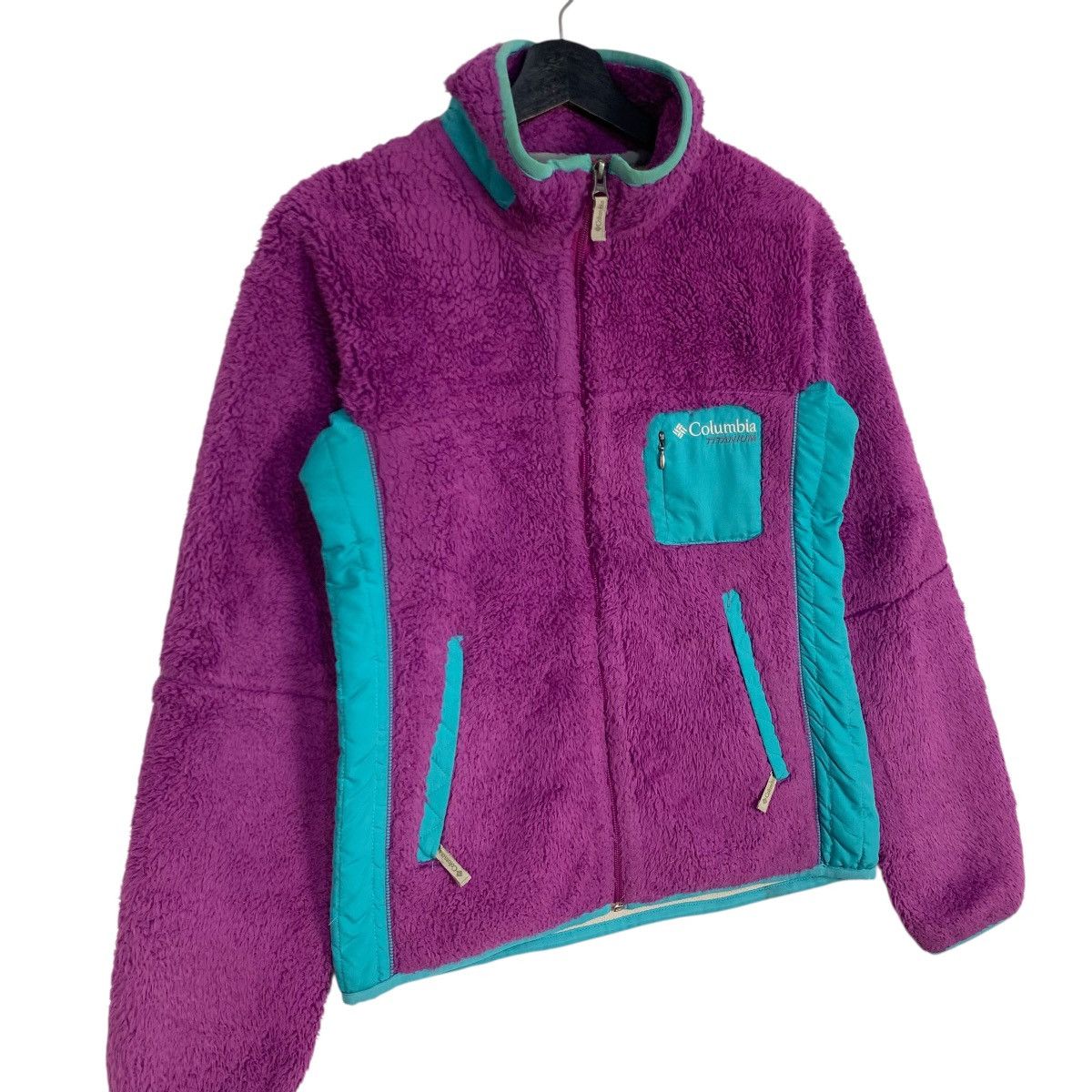 Columbia Vintage Columbia Fleece Sherpa Jacket Women Outdoor Jacket Size S / US 4 / IT 40 - 2 Thumbnail