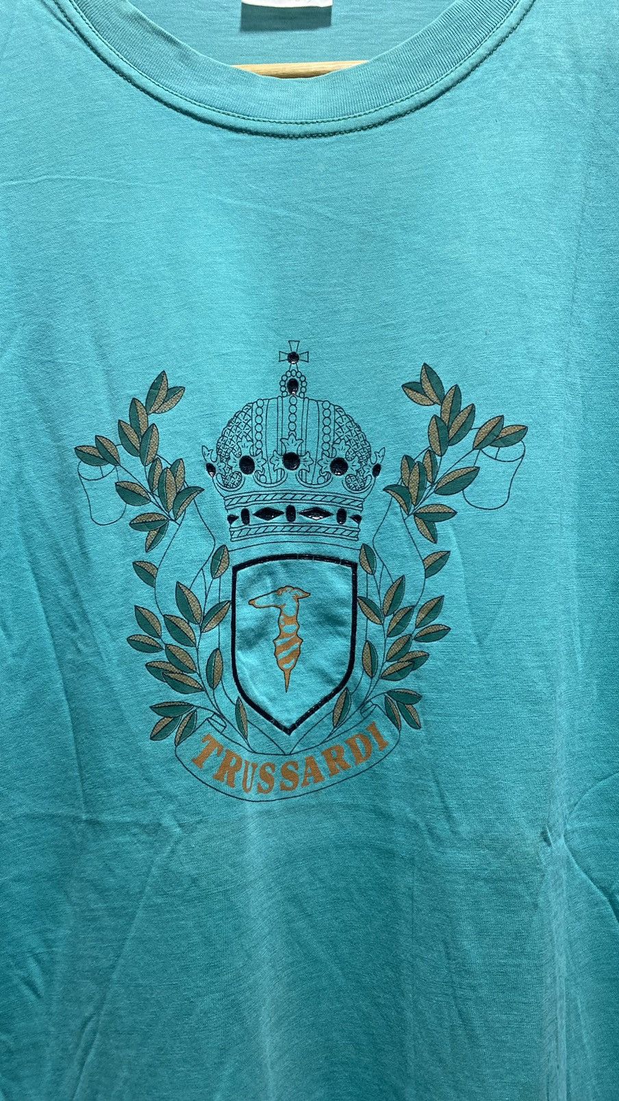 Trussardi × Vintage 💥Rare Trussardy Italy Graphic Logo Cross Size US S / EU 44-46 / 1 - 4 Thumbnail