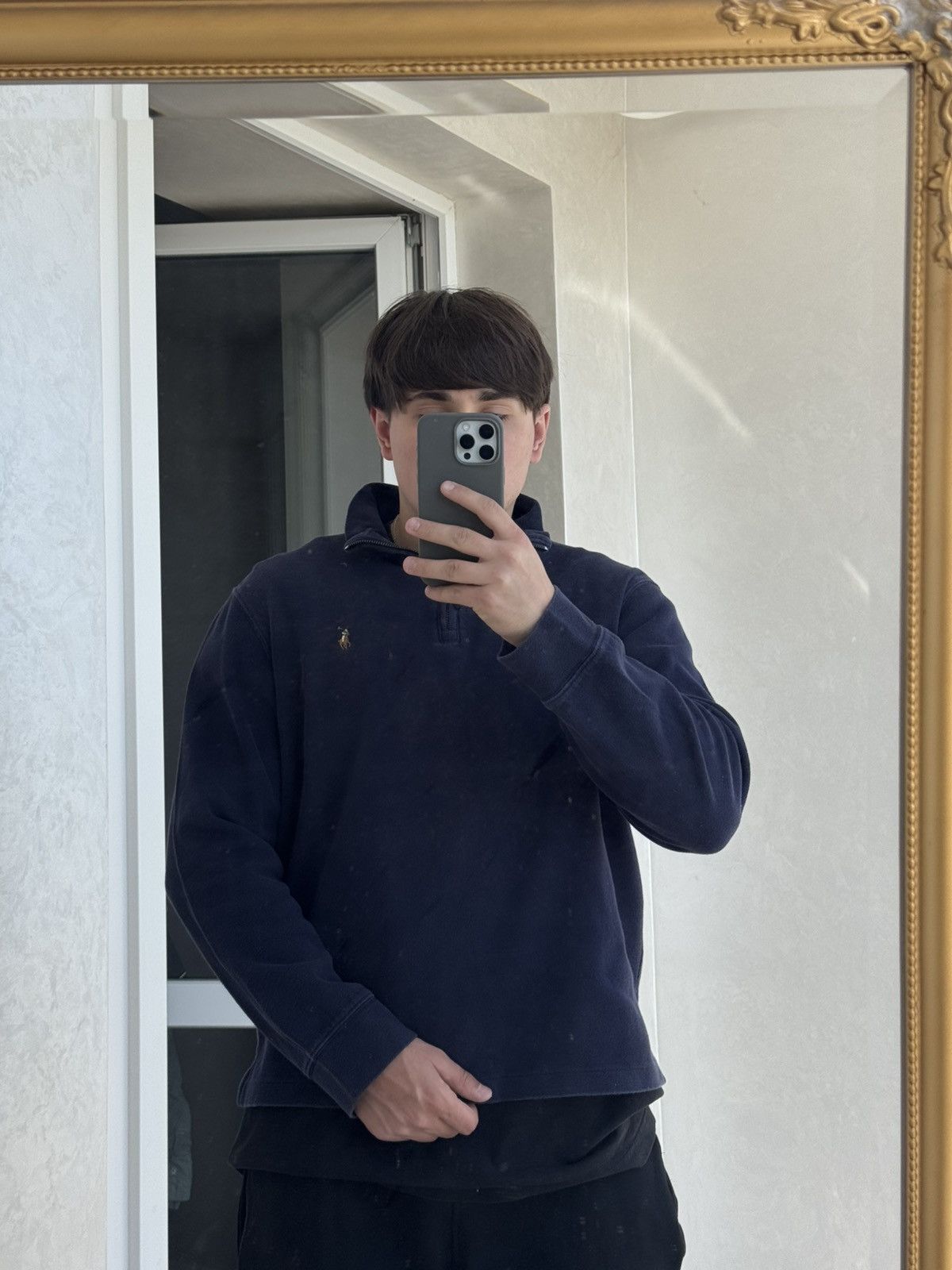 Polo Ralph Lauren Mens Vintage Polo Ralph Lauren 1/3 zip sweatshirt sweater Size US M / EU 48-50 / 2 - 11 Thumbnail
