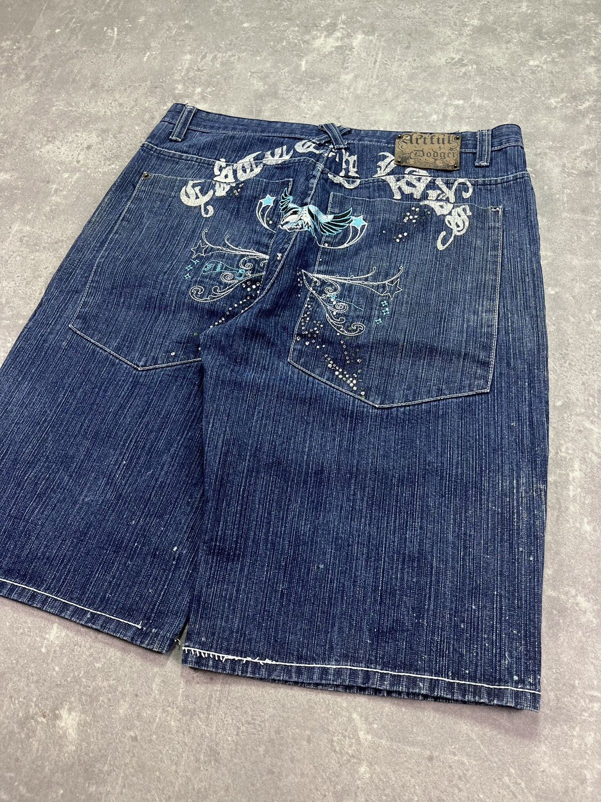 Artful Dodger Artful Dodger Paint Splattered Big Pockets Baggy Jorts Short Size US 36 / EU 52 - 9 Thumbnail