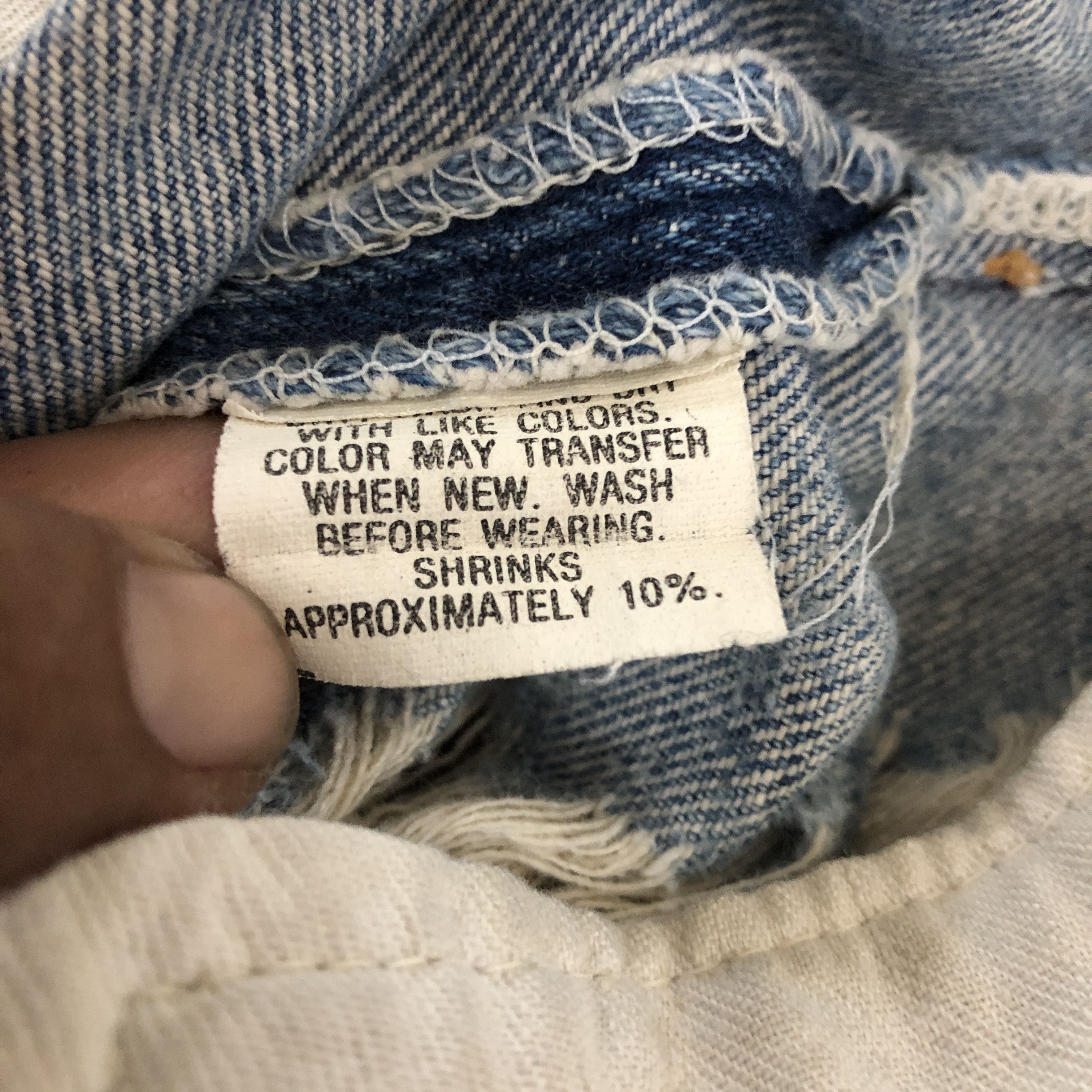 Levi's Vintage 80's Levis 501 Distressed Jeans Levi's Faded Denim Size US 32 / EU 48 - 10 Thumbnail