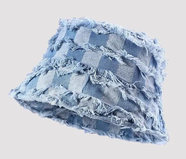 Japanese Brand Haseki x Iken Checkerboard plaid distressed bucket hat Size ONE SIZE - 4 Thumbnail