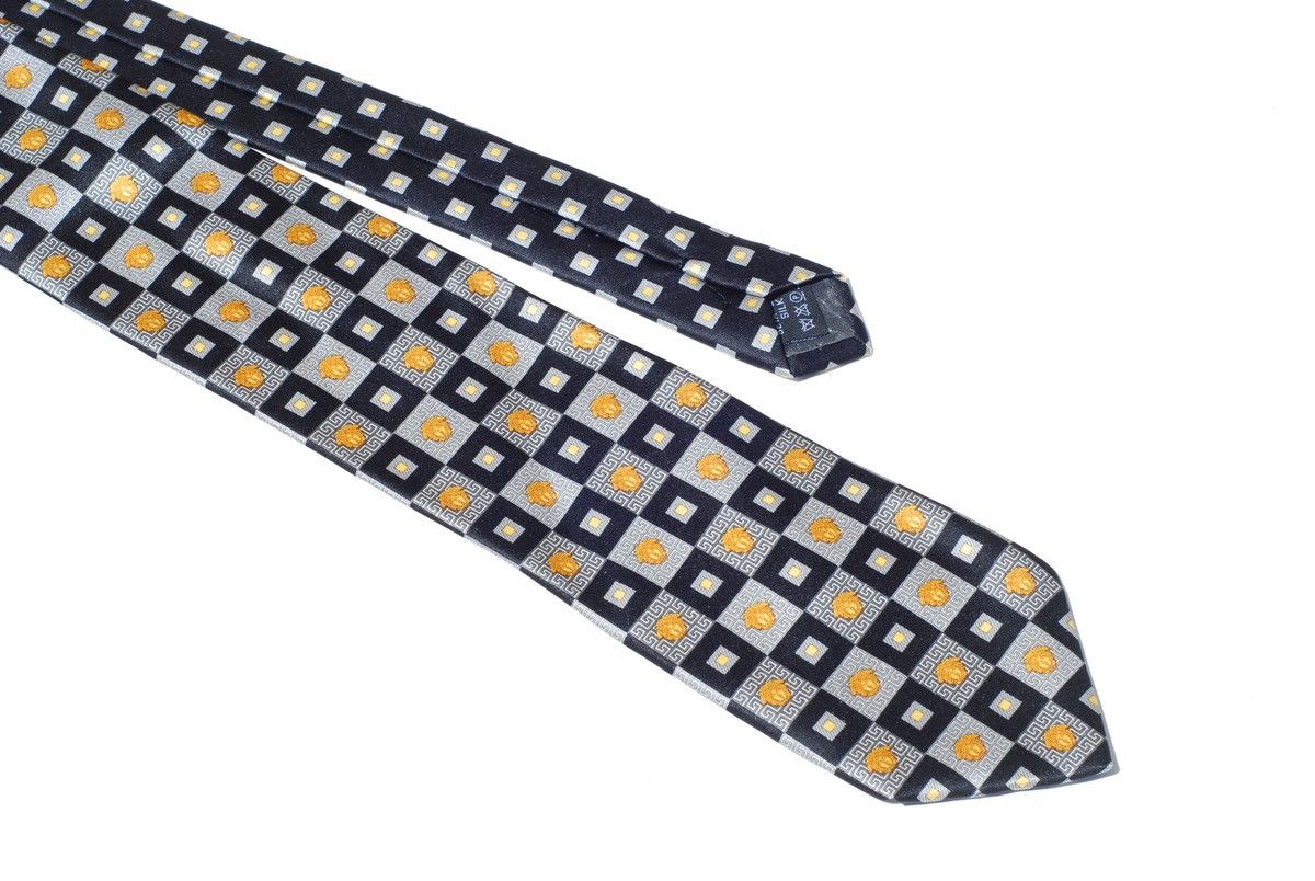 Versace Vintage Gianni Versace Medusa Silk Tie Size ONE SIZE - 2 Thumbnail