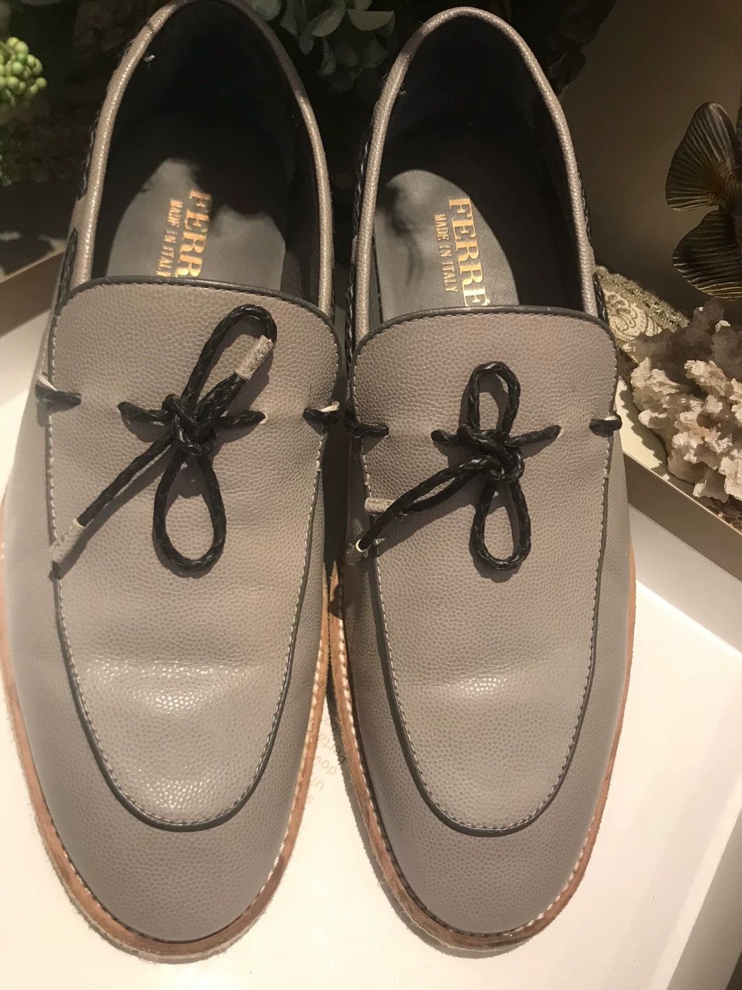 Gianfranco Ferre Ferre Authentic Italian Leather Boat Shoes 40 Size US 7 / EU 40 - 4 Thumbnail