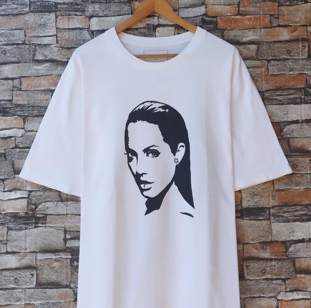 Japanese Brand SOPHNET Angelina Jolie Portrait Pop Art Tshirt Size US L / EU 52-54 / 3 - 3 Thumbnail