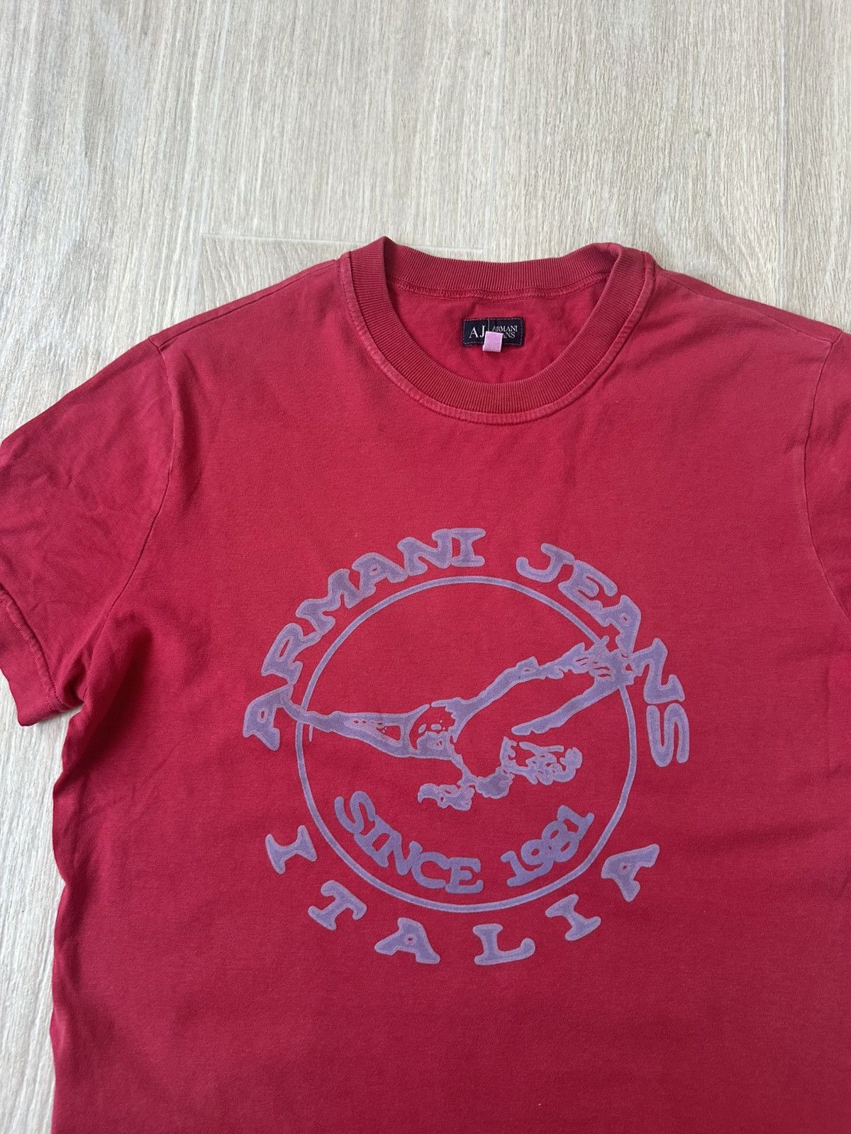 Armani Vintage Armani jeans t shirt 90s Size US S / EU 44-46 / 1 - 2 Thumbnail