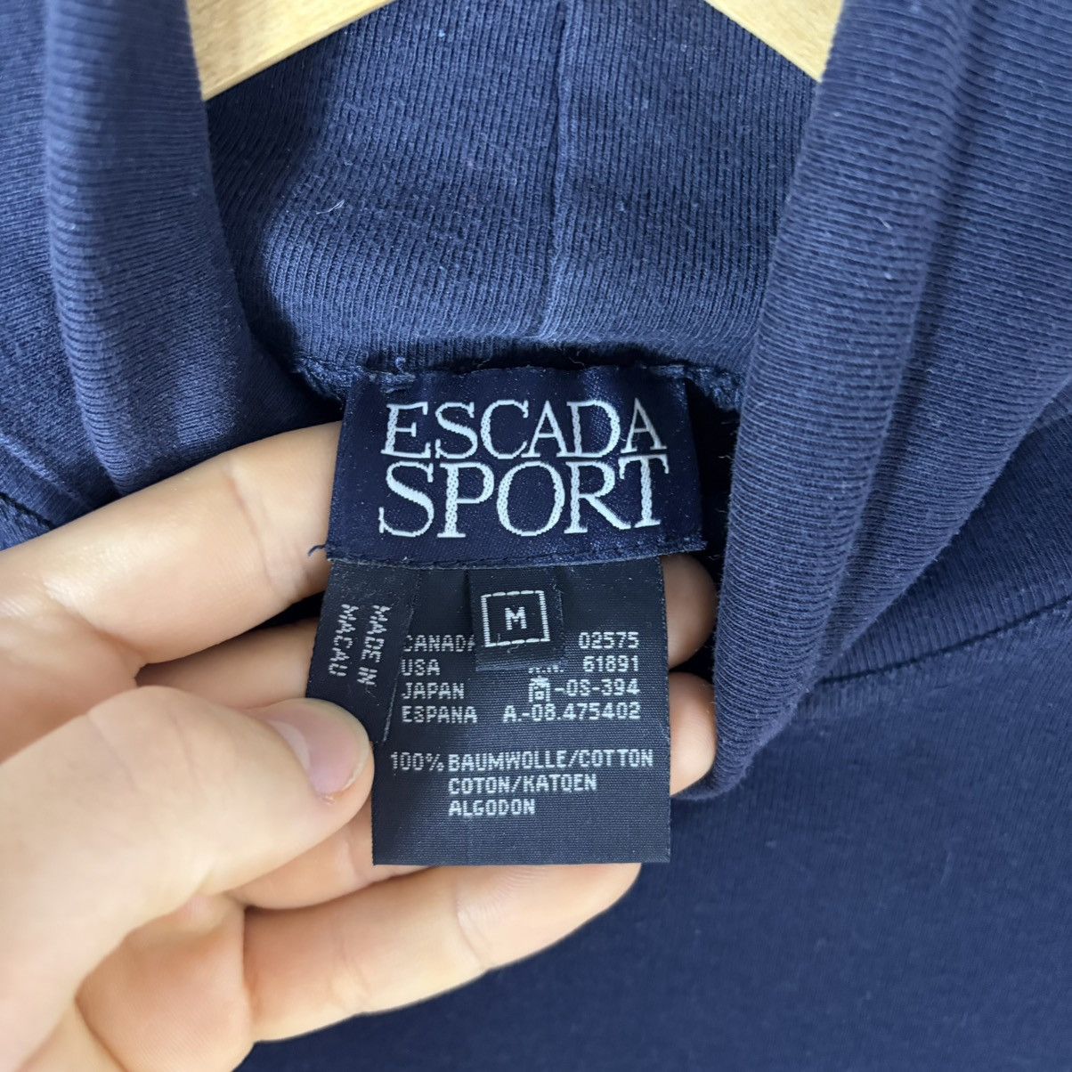 Escada Sport Vintage Escada Sport Turtleneck Blue Longsleeve Sweater Size US M / EU 48-50 / 2 - 3 Thumbnail