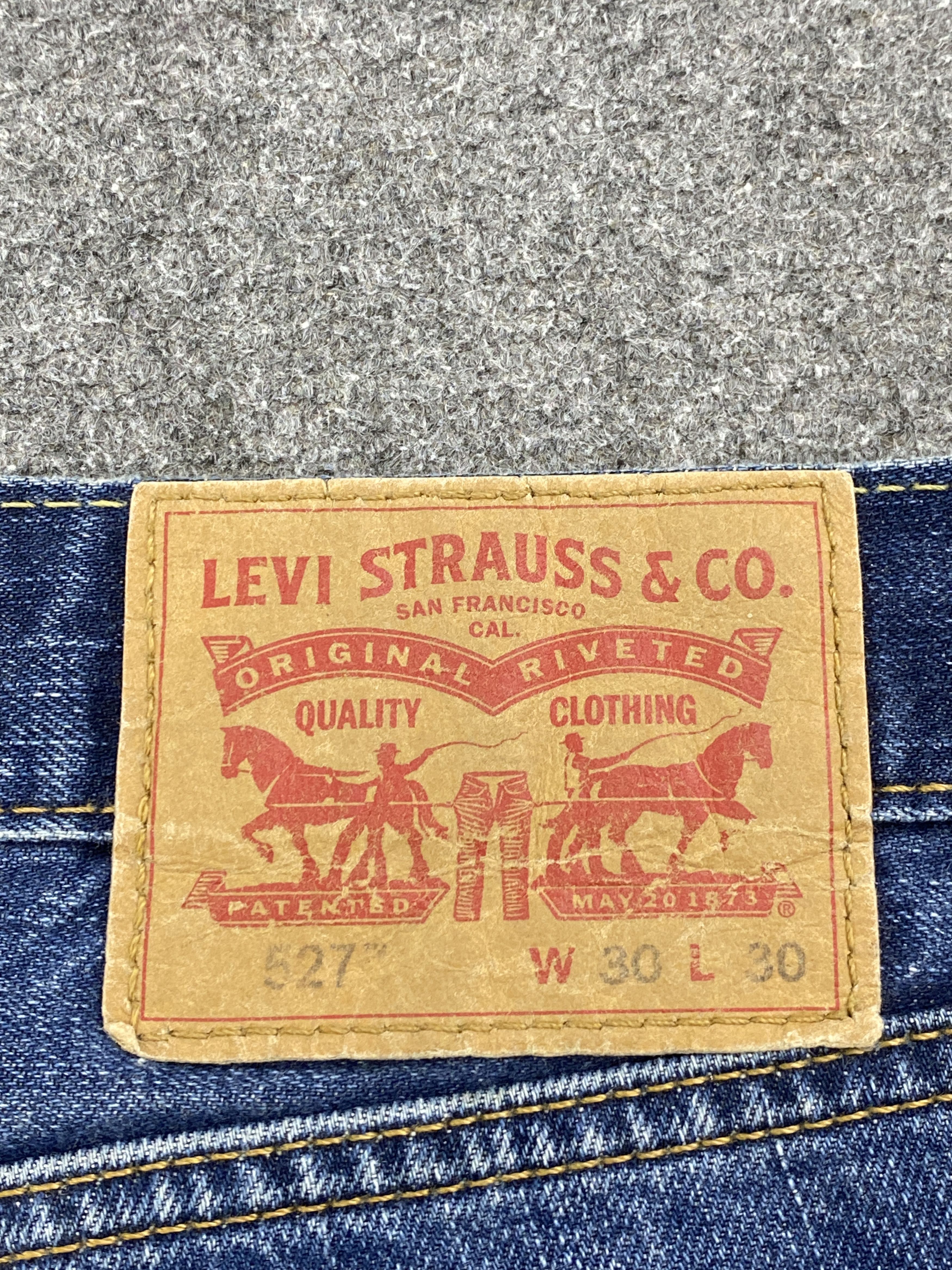 Levi's × Vintage Splatter Paint Vintage Levi's 527 Bootcut Jeans Size US 30 / EU 46 - 6 Thumbnail