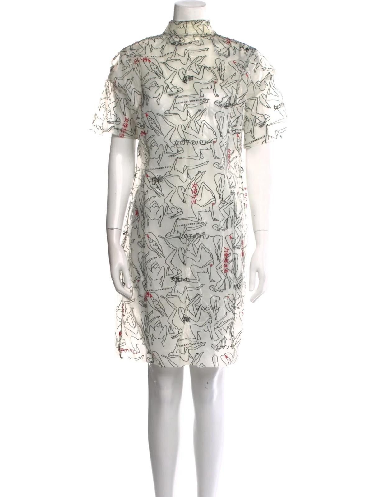 Other Marcell Von Berlin Printed Knee-Length Dress Size: M | US 4 Size M / US 6-8 / IT 42-44 - 1 Thumbnail