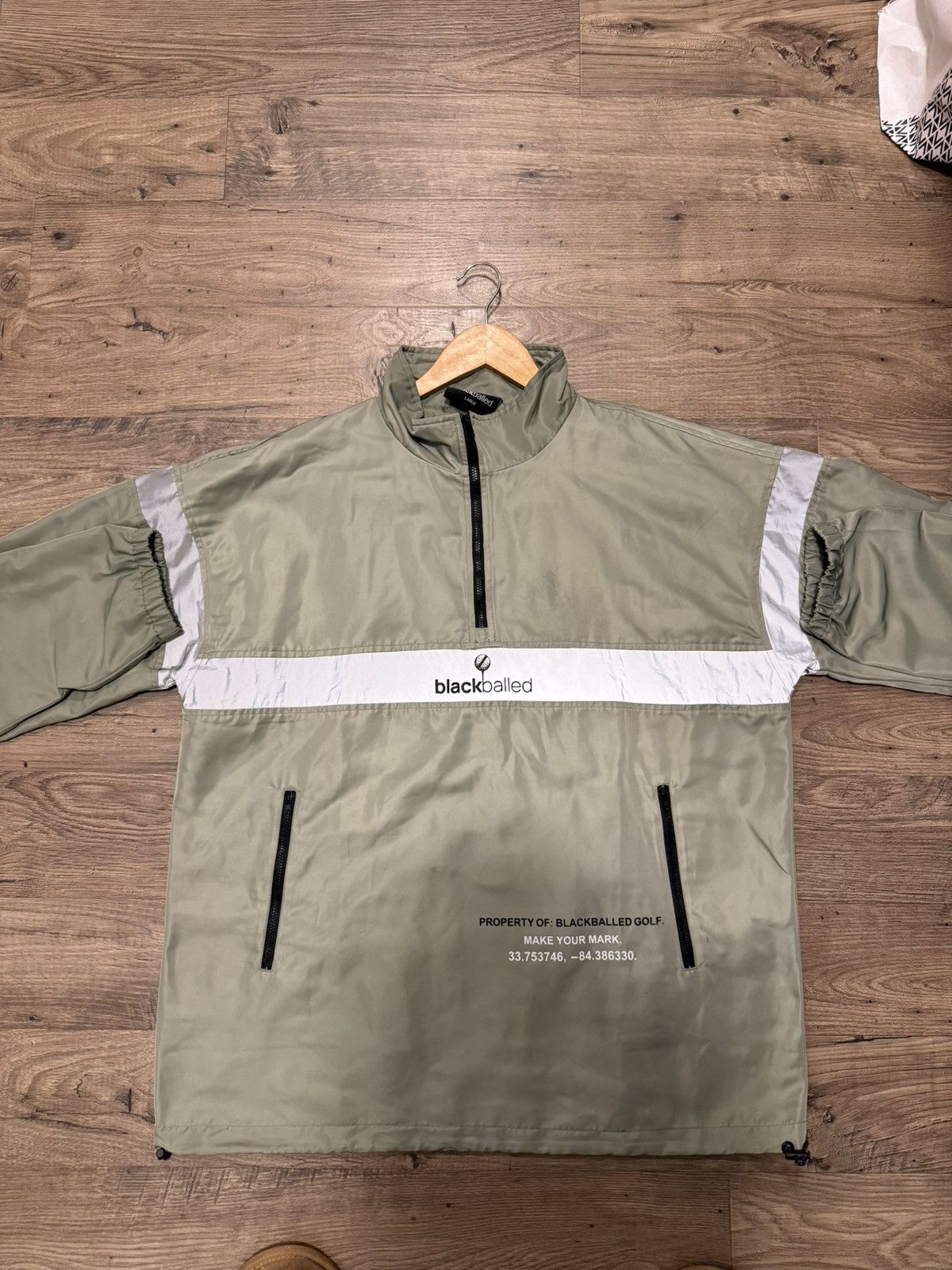 Other Black Balled Golf Green Wind Breaker (Men’s Size L) Size US L / EU 52-54 / 3 - 1 Thumbnail