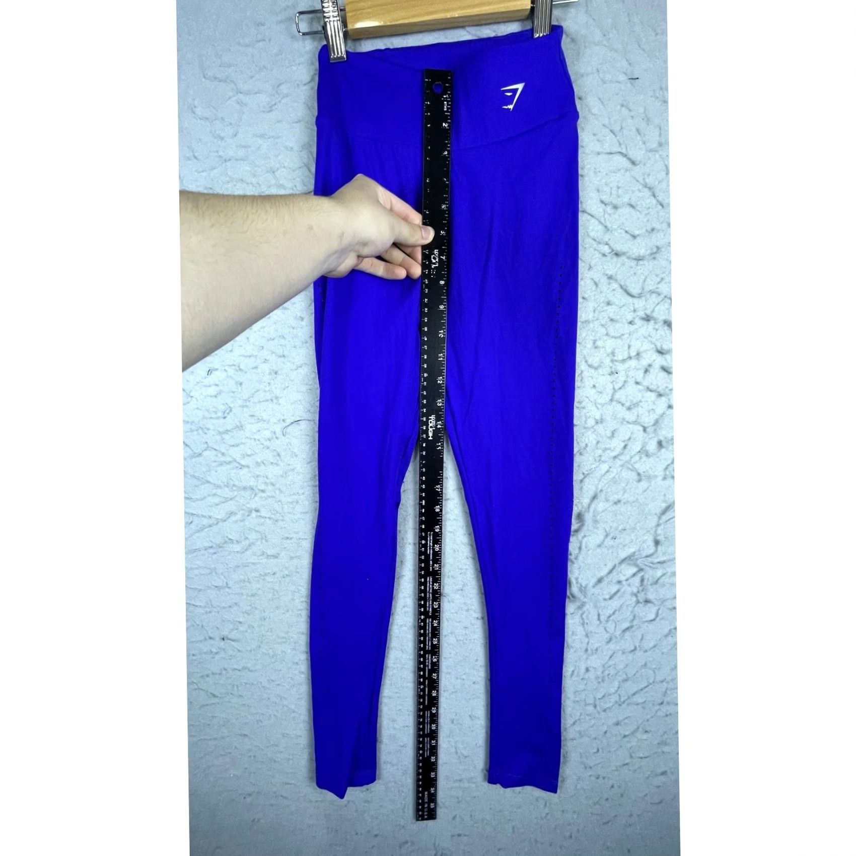 Gymshark Gymshark Leggings Women XS Blue High Waisted Dry Activewear Size 26" / US 2 / IT 38 - 7 Thumbnail