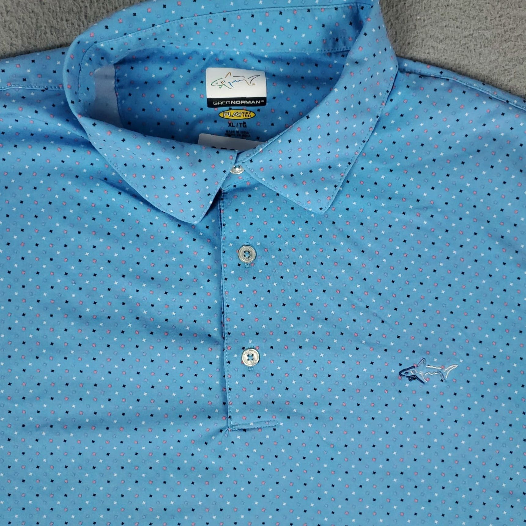 Vintage Greg Norman Polo Shirt Mens XL Blue Shark Print Golf Casual Short Sleeve Polo Mens XL Blue Shark Print Golf Casual Short Sleeve Size US XL / EU 56 / 4 - 2 Thumbnail