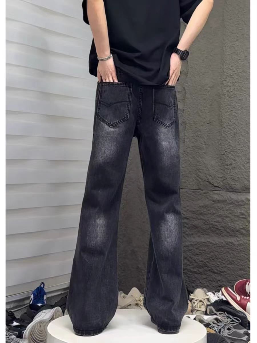 Jean Black High Street Vintage Loose Jeans Size US 34 / EU 50 - 2 Thumbnail