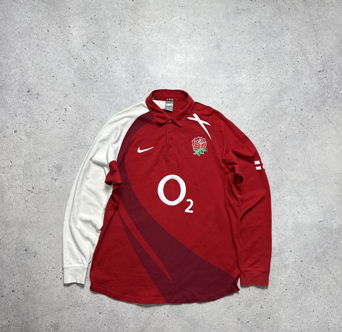Nike Nike Vintage England Rugby League Sweatshirt O2 Y2K Size US XL / EU 56 / 4 - 1 Thumbnail