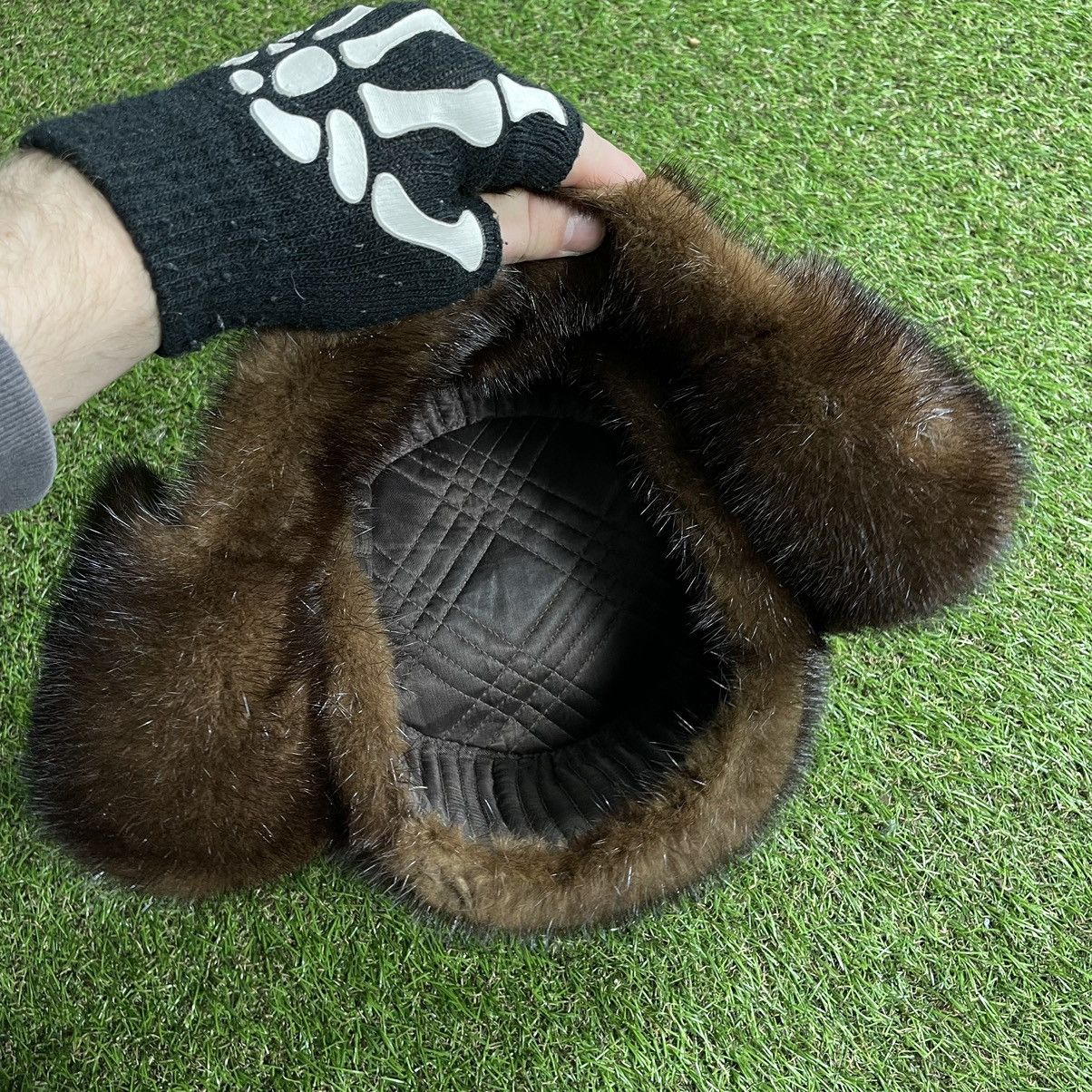 Vintage Vintage Y2K Fuzzy Beanie Mohair Alt Streetwear Baggy Boxy OS Size ONE SIZE - 5 Thumbnail