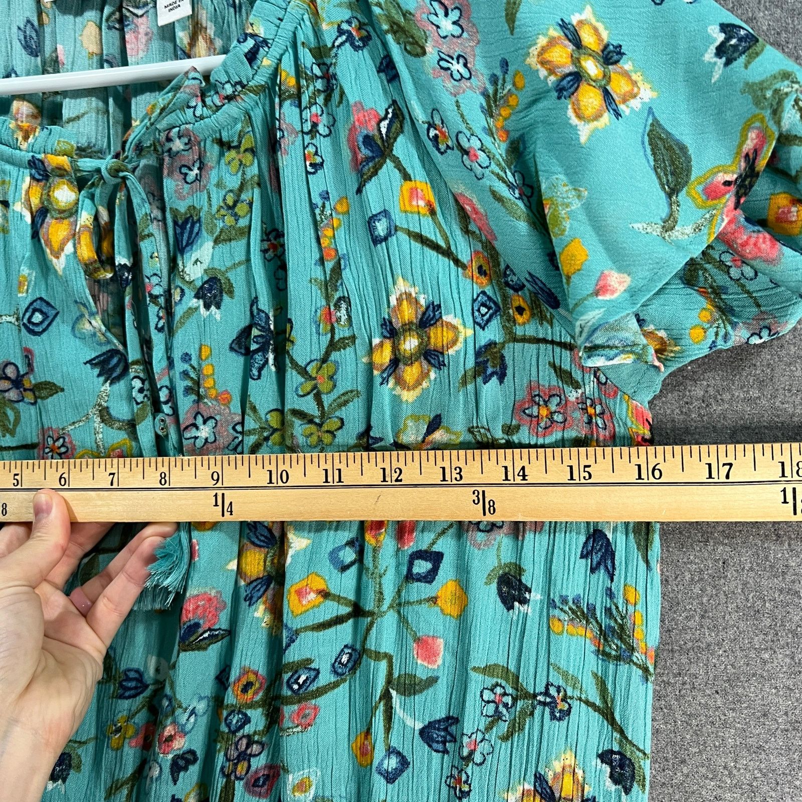 Other Canyon Retreat Petite Flutter Sleeve Dress Size L / US 10 / IT 46 - 7 Thumbnail