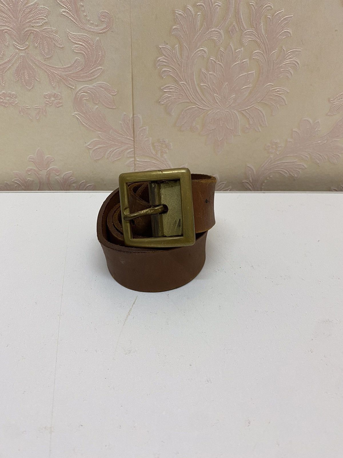 Japanese Brand Japanese Brand Leather Buckle Belt Size ONE SIZE - 3 Thumbnail