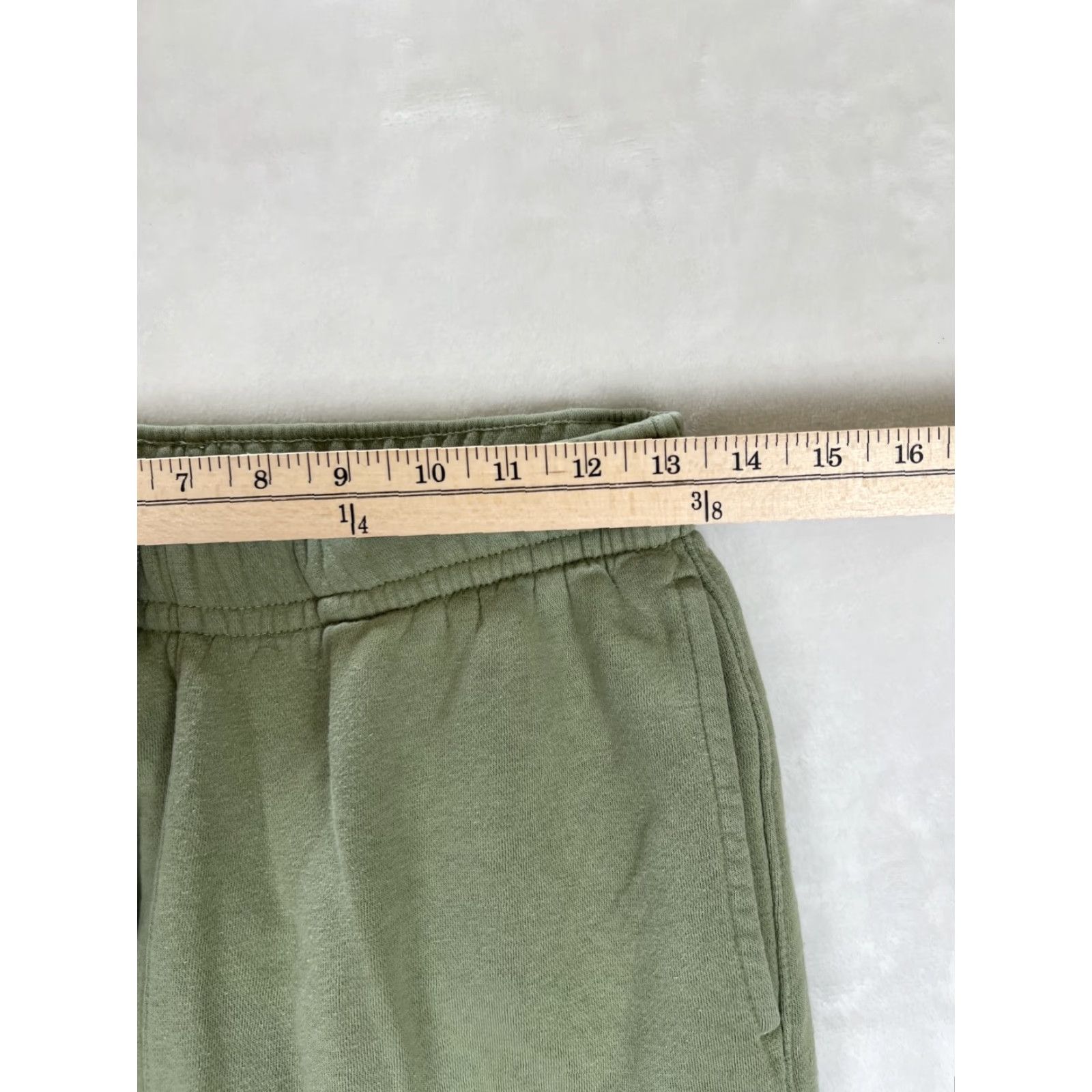 Nike Nike Women's Green Straight Open Hem Club Fleece Pants Size Small Faded Y2K Size 28" / US 6 / IT 42 - 3 Thumbnail