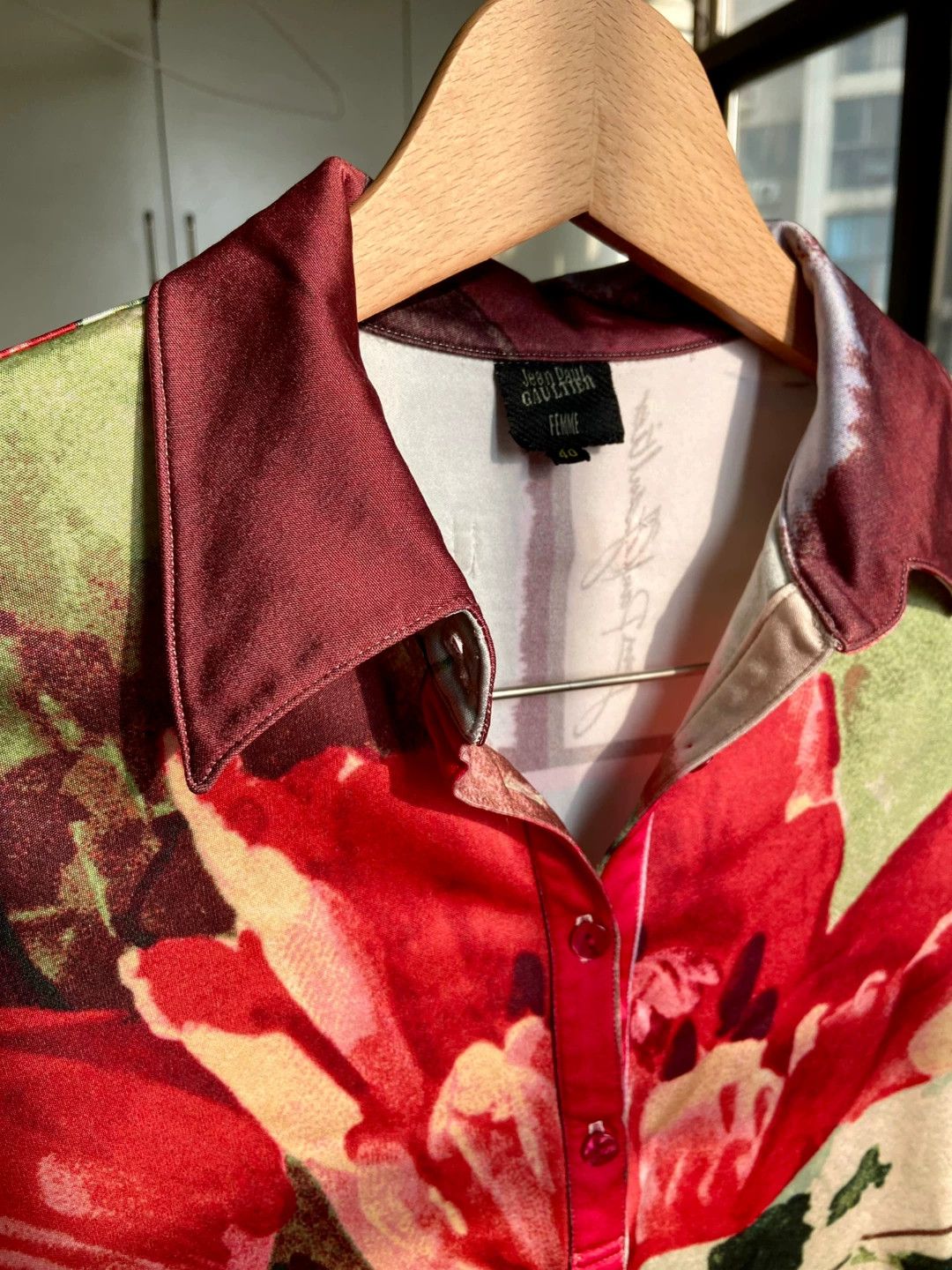 Jean Paul Gaultier Jean Paul Gaultier Print Top 95% New Vibrant Color Size S / US 4 / IT 40 - 4 Thumbnail