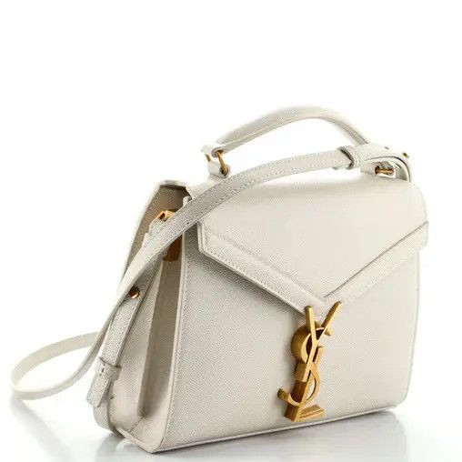 Saint Laurent Paris o1s1wg110924 Size: OS / Cassandra Top Handle Bag Soft Cream Size ONE SIZE - 2 Thumbnail