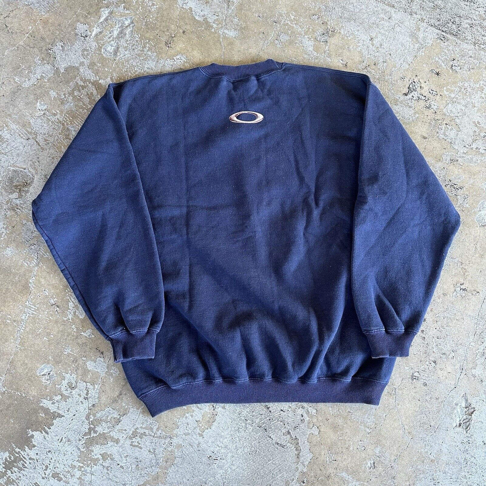Oakley × Vintage Vintage Oakley Software Skull Navy Blue Sweatshirt Gorpcore Size US M / EU 48-50 / 2 - 3 Thumbnail