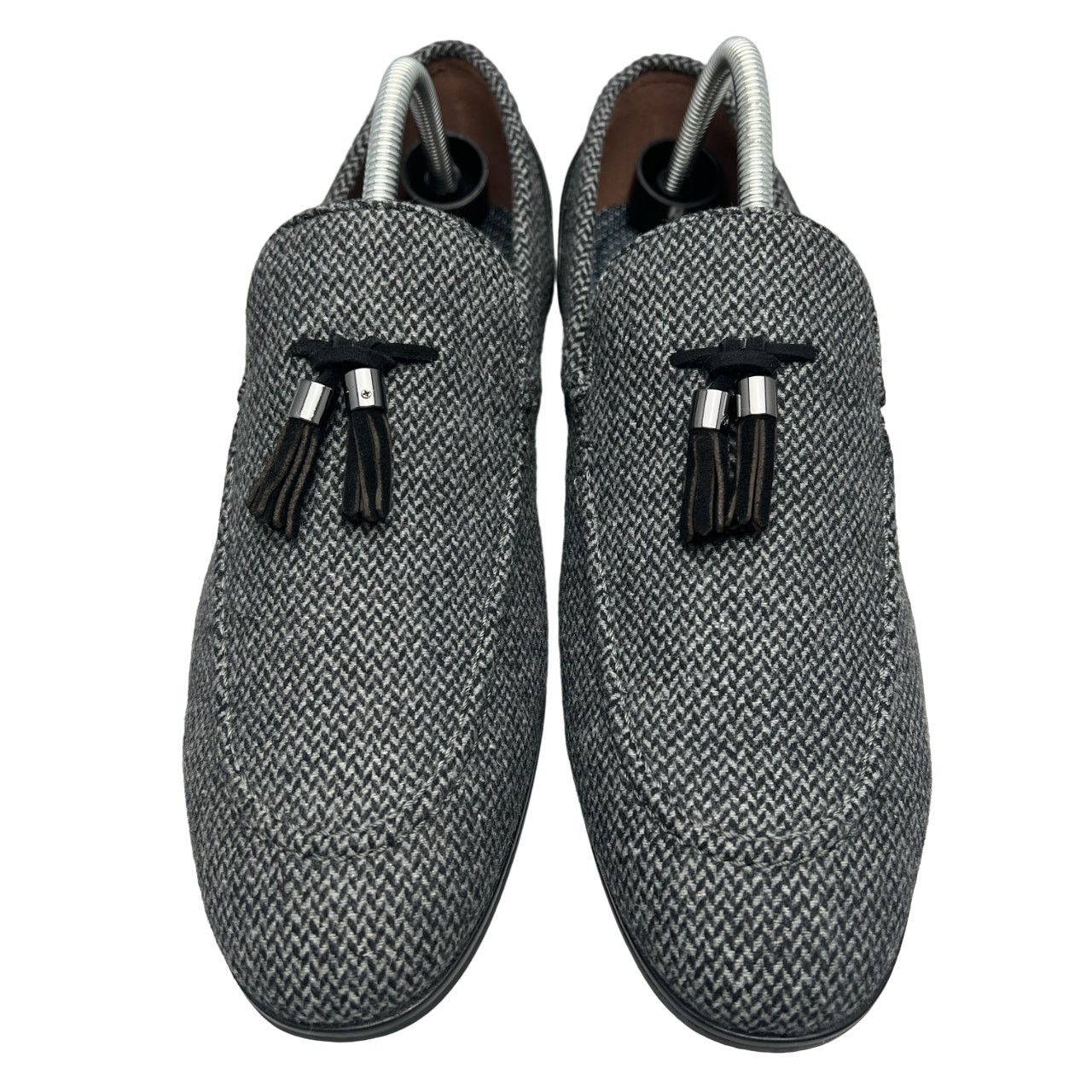 Bar III Bar III Kingston Tweed Grey Black Upper Loafer Mens 