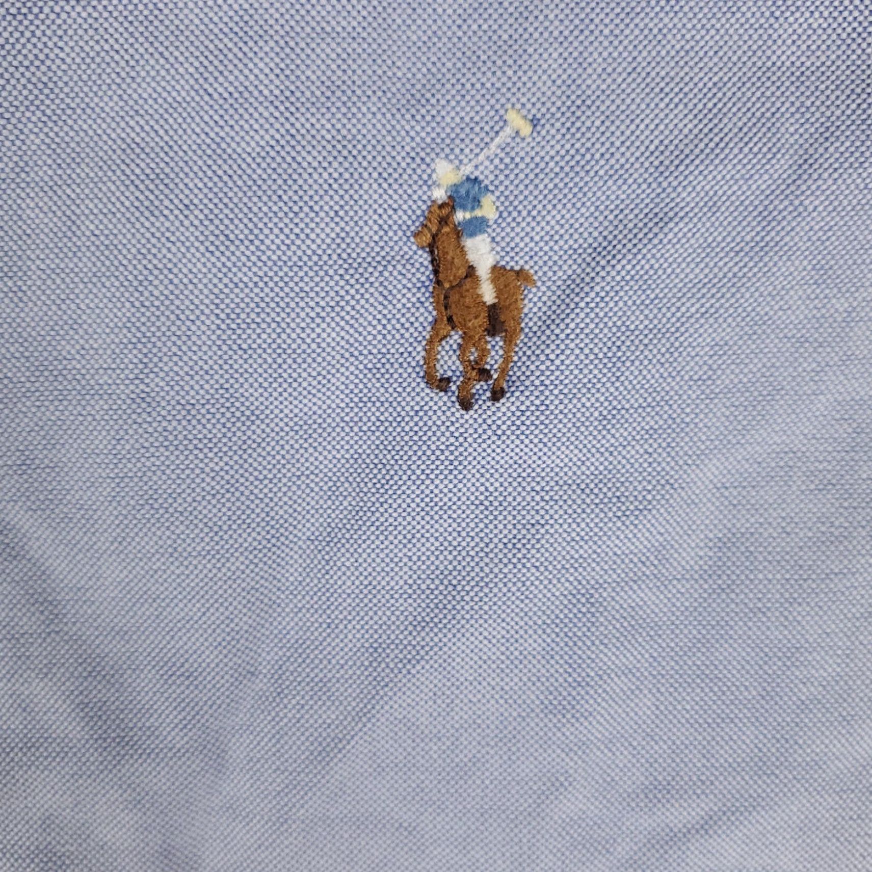 Ralph Lauren Ralph Lauren Dress Shirt Mens Size 16.5 Blue Long Sleeve Button-Up Classic American Size 42R - 3 Thumbnail