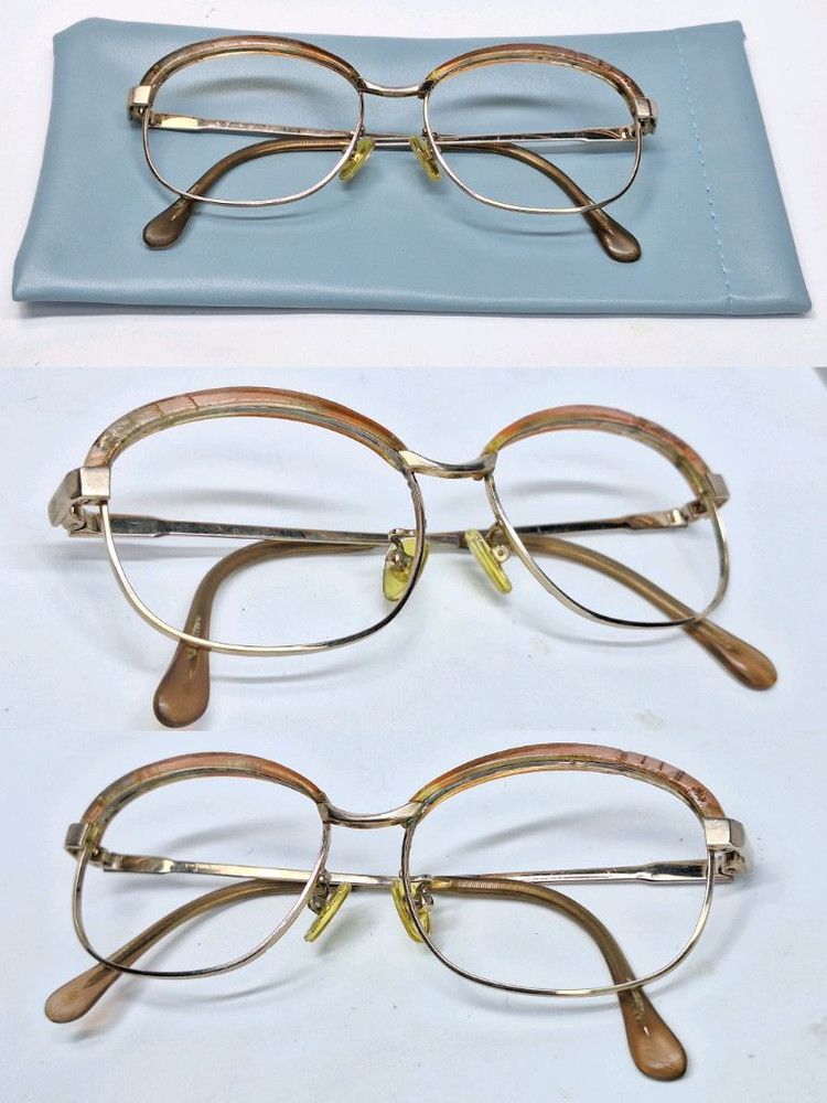 Other VINTAGE 1980s Japanese House Brand Browline Glasses 50mm Size ONE SIZE - 4 Thumbnail