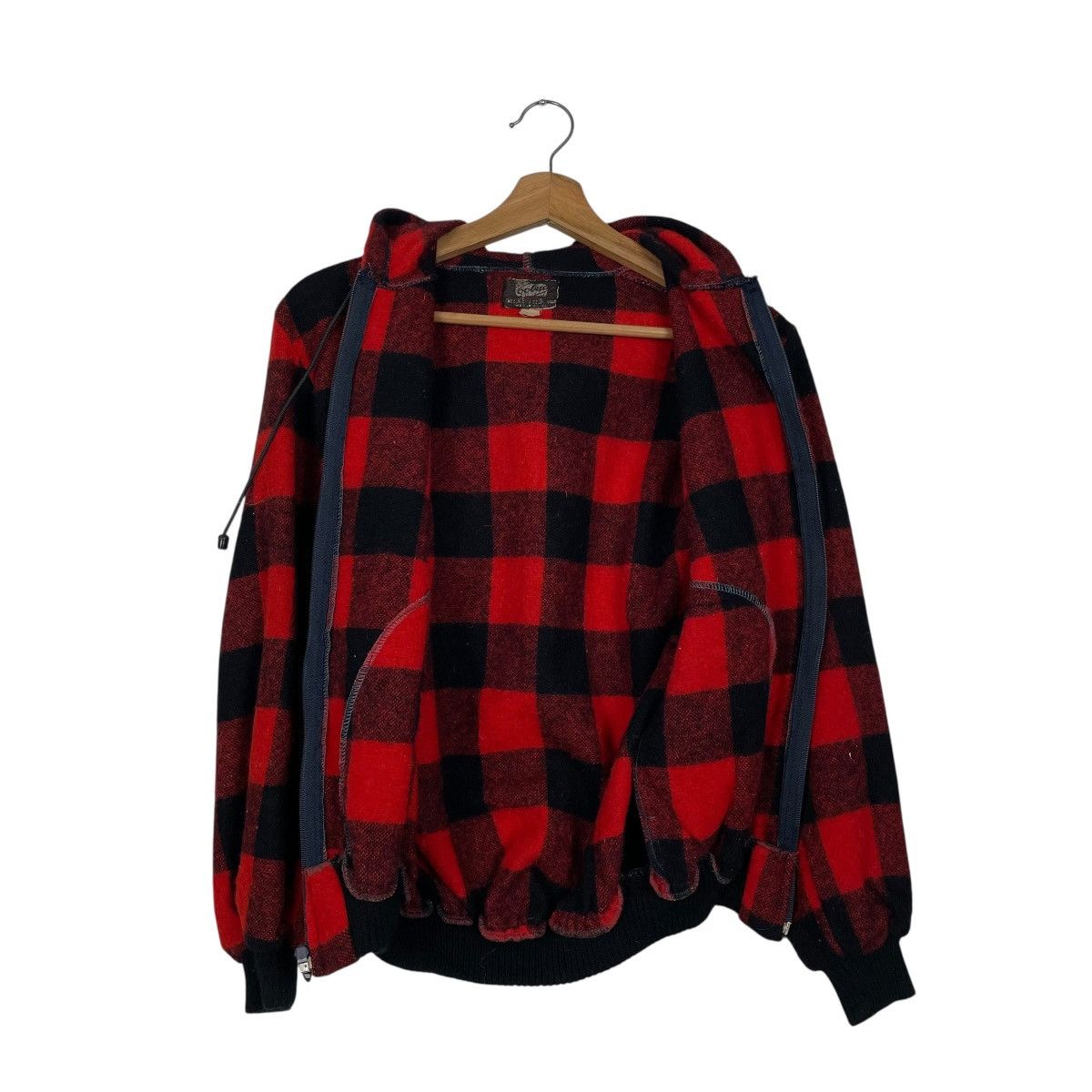 Woolrich Woolen Mills True Vintage 30s Woolrich Tartan Hooded Zipper Jacket Size US S / EU 44-46 / 1 - 12 Thumbnail
