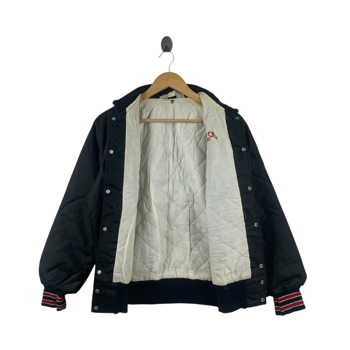 Vintage Vintage 80’ R. DOMRES MASONRY Varsity Bomber Jacket Size US S / EU 44-46 / 1 - 4 Thumbnail