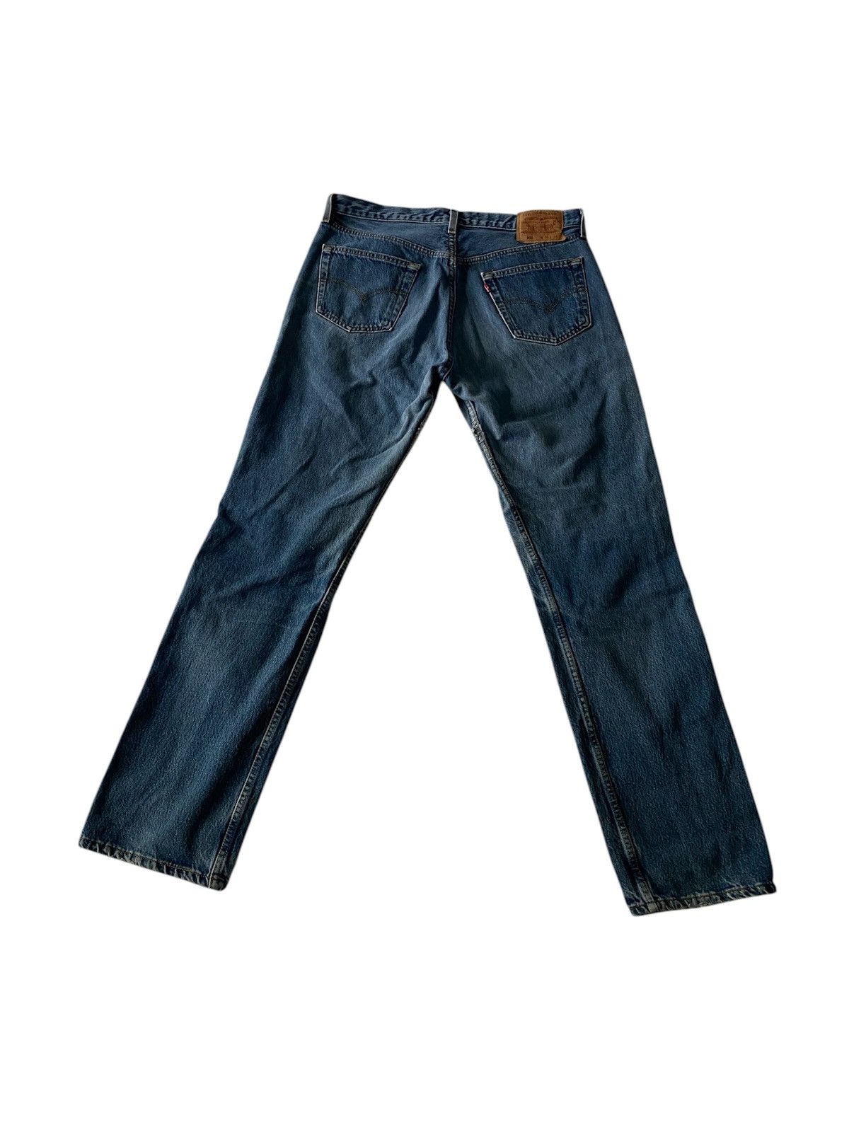 Levi's Vintage Clothing Vintage Levis 501 35x34 Made In USA Medium Washed Button Fly Size US 35 - 3 Thumbnail
