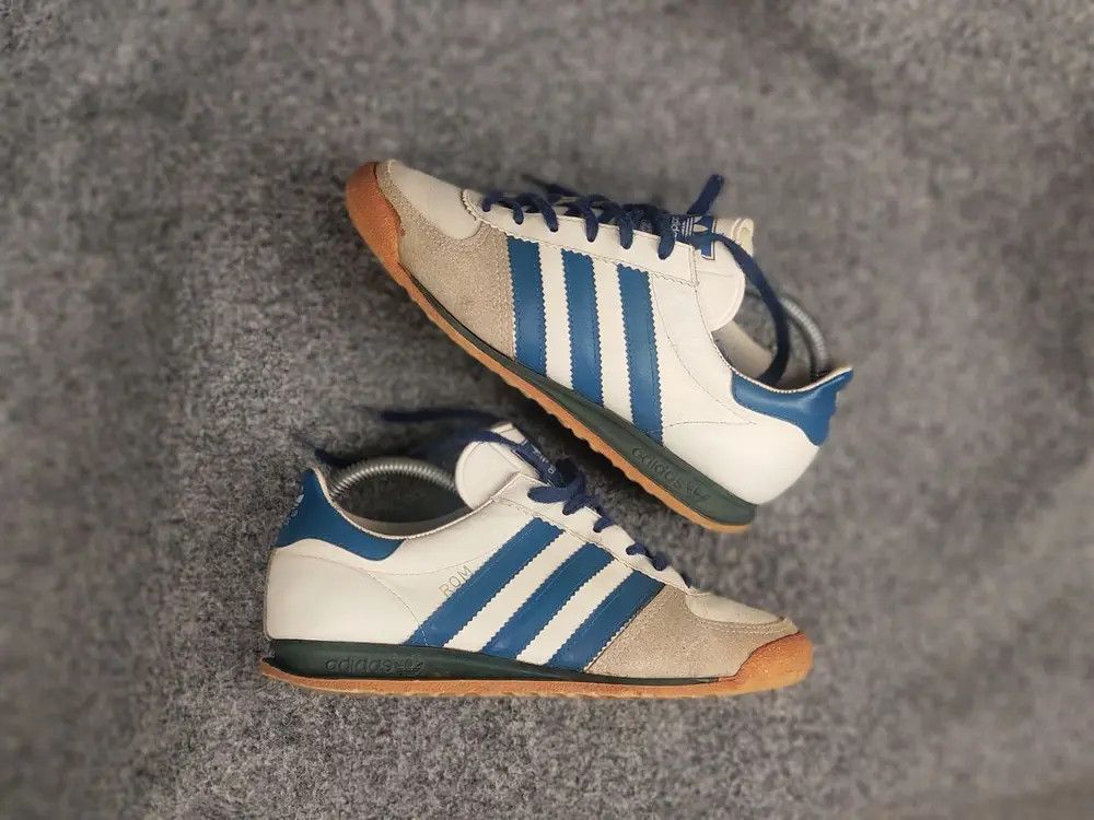 Adidas Rare Vintage 70's Adidas ROM Leather Sneakers Yugoslavia Size US 6 / EU 39 - 2 Thumbnail