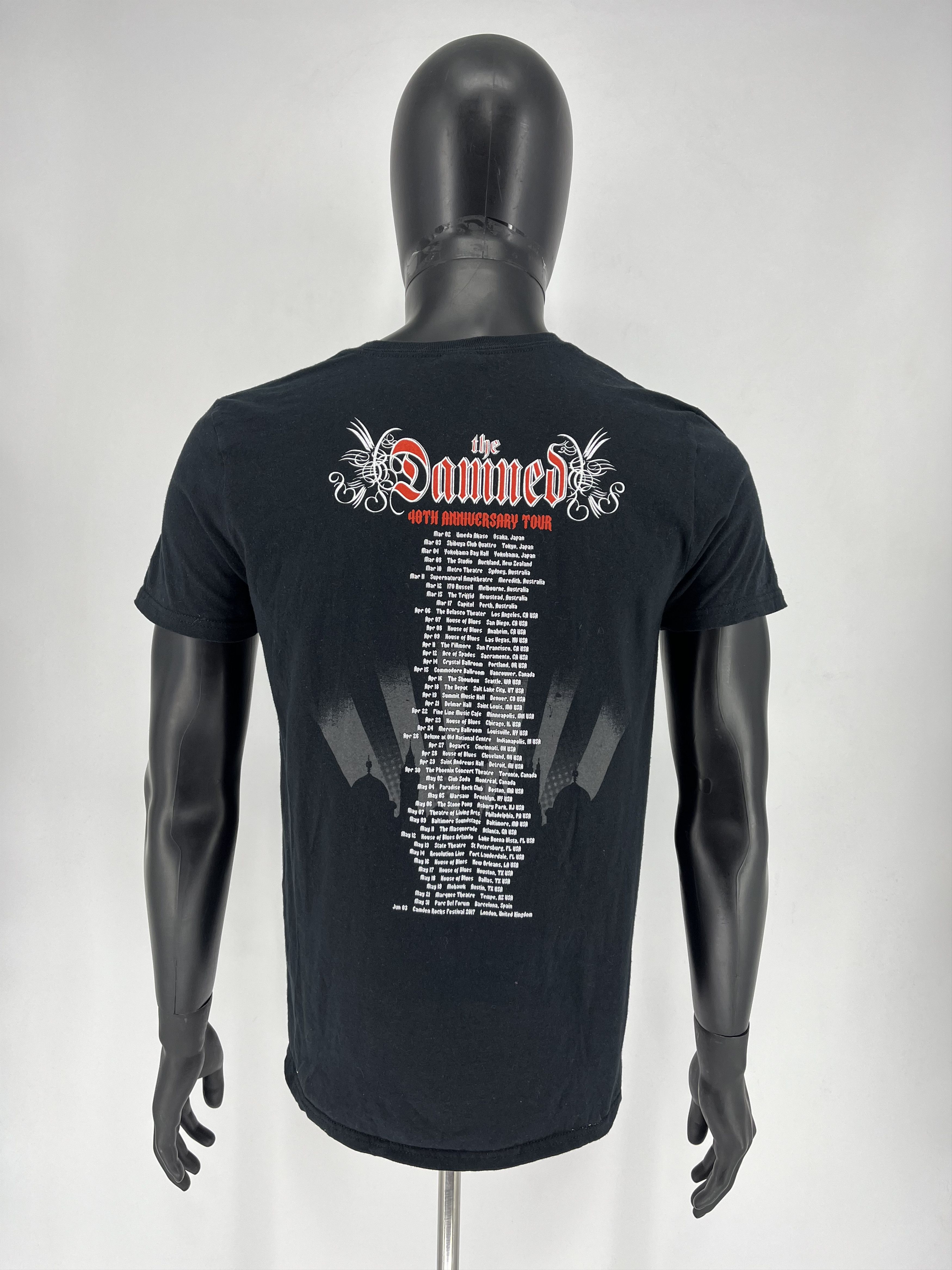 Band Tees × Vintage Vintage 90s The DAMNED Punk Rock T-Shirt Rare Retro Hype Y2K Size US M / EU 48-50 / 2 - 7 Thumbnail