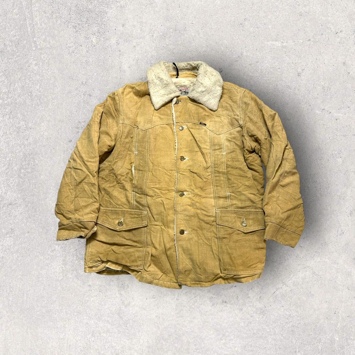 Lee Vintage Lee Storm Rider wool lined suede jacket Size US XL / EU 56 / 4 - 1 Thumbnail