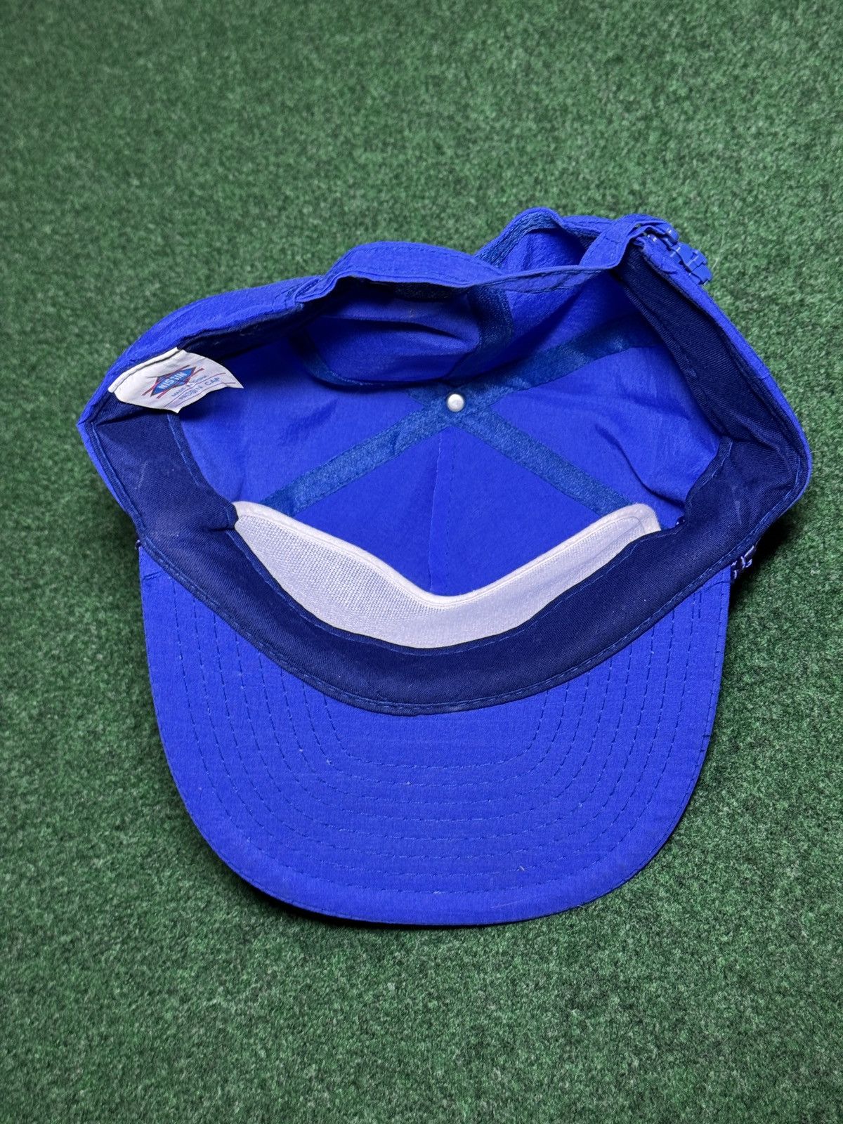 DuPont Vintage Dupont Richmond Virginia Blue 80s 90s Nissin Hat Size ONE SIZE - 5 Thumbnail